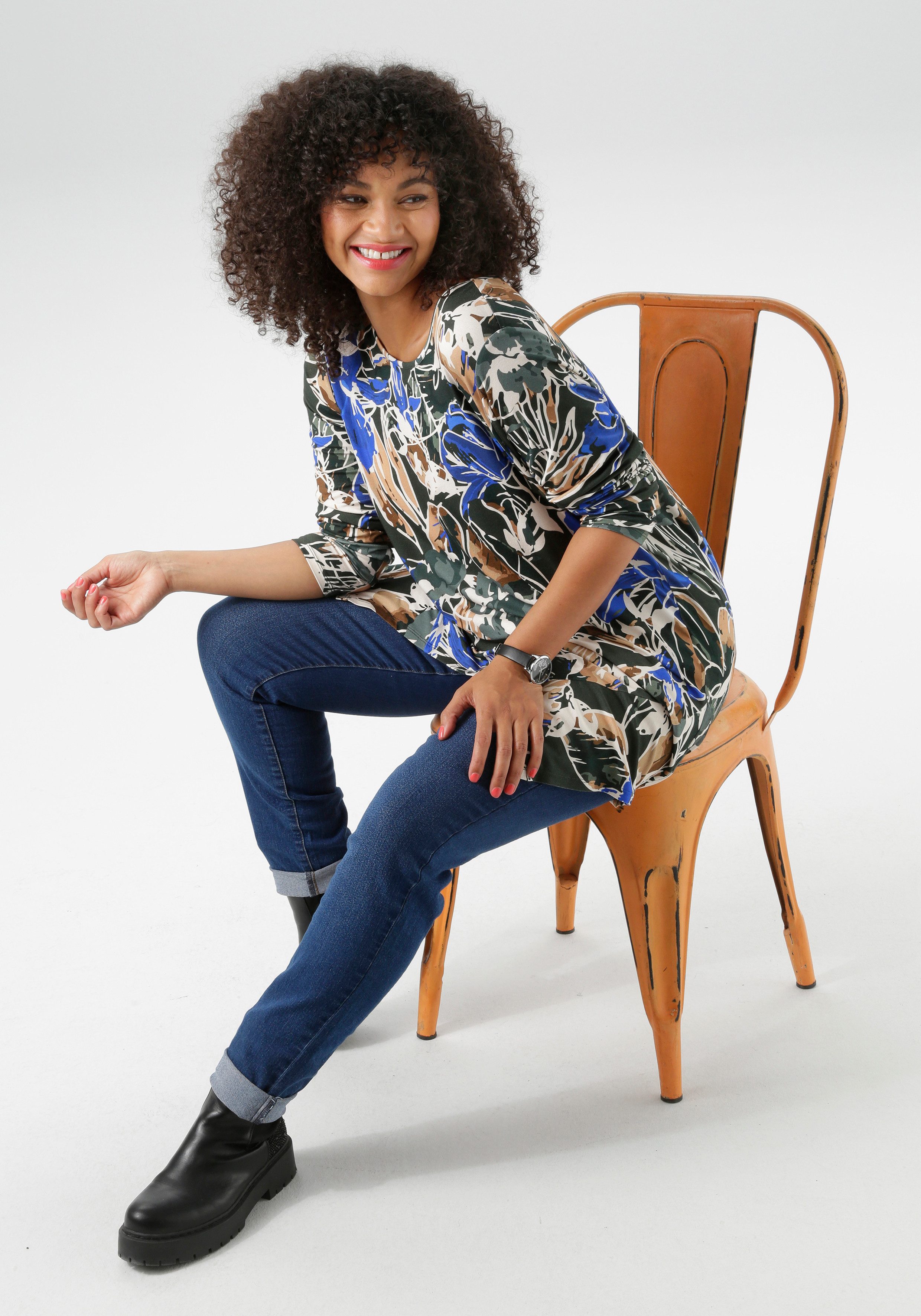 Aniston PLUS Shirt met lange mouwen