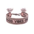 engelsrufer armband good vibes only, erb-goodvibes-gvo roze