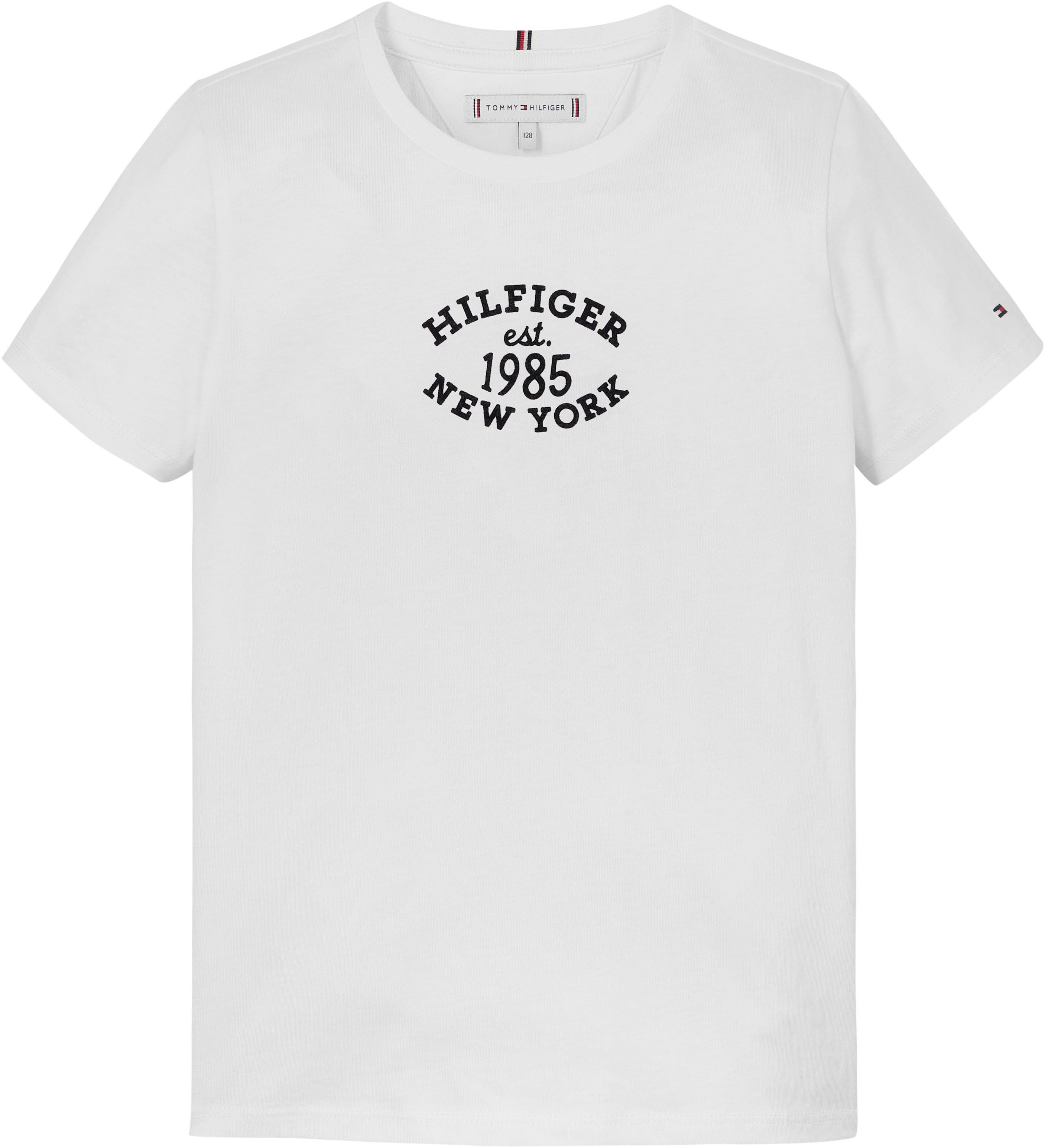 Tommy Hilfiger T-shirt MONOTYPE FLOCK Kinderen tot 16 jaar met logostiksel