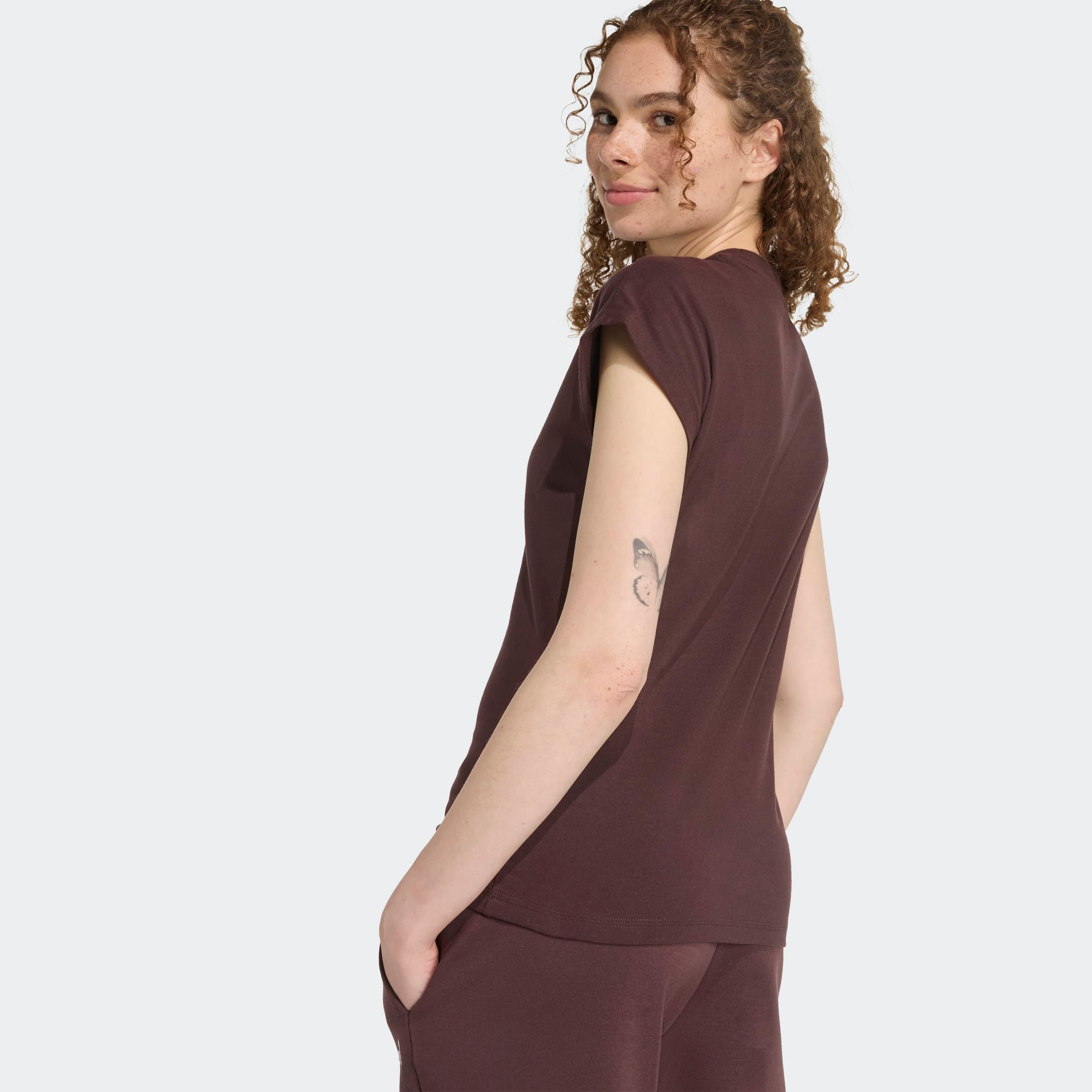 adidas Sportswear T-shirt W LIN SJ T Basic T-shirt van zacht materiaal