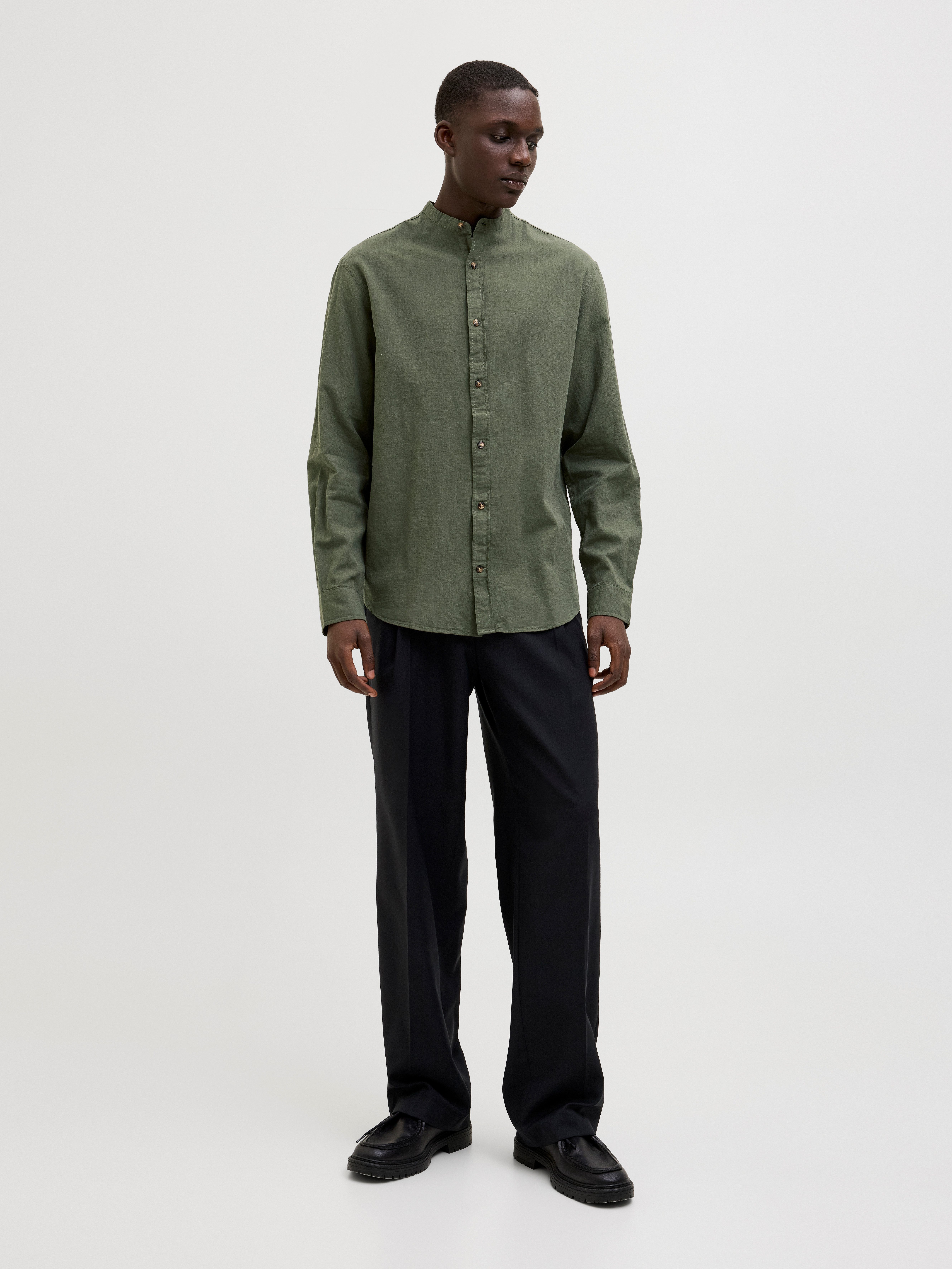 Jack & Jones Overhemd met lange mouwen JJESUMMER BAND SHIRT LS SN
