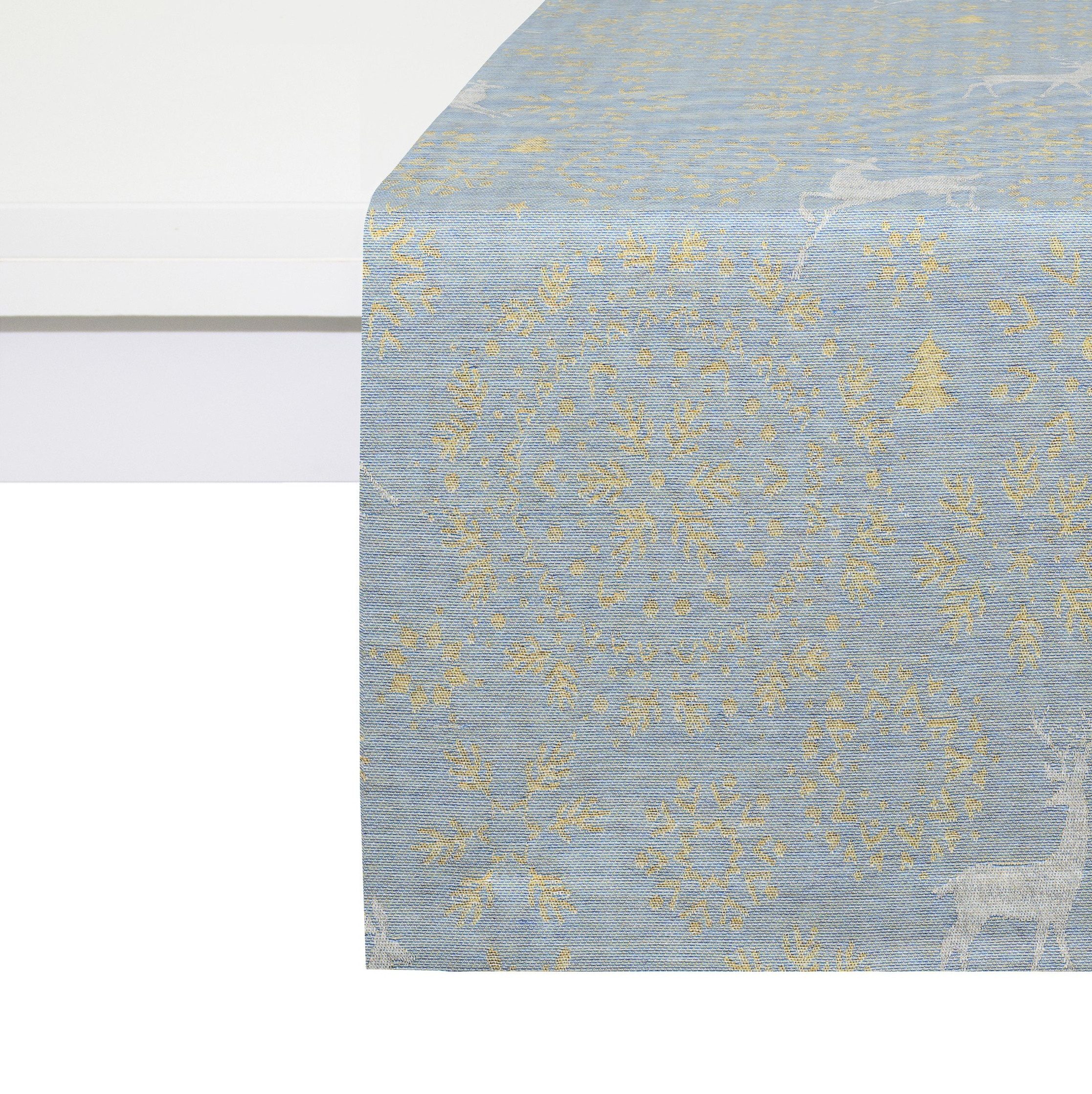 Wirth Tafelloper SWIFT tafelkleden maat 1 (50x160cm) blauw