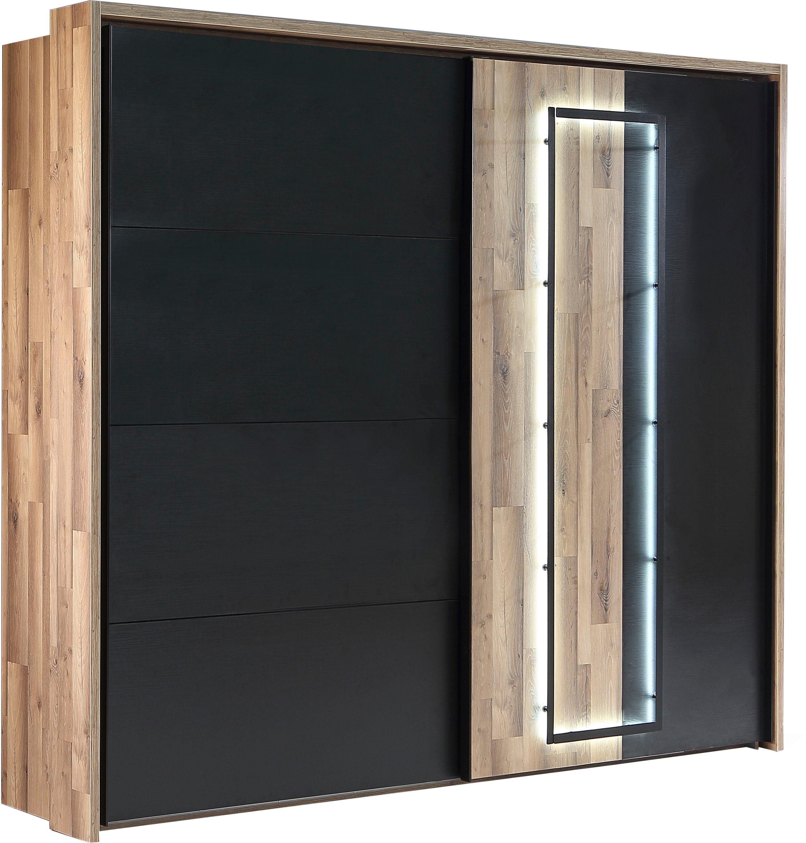 FORTE Zweefdeurkast Sirius Crown met ledverlichting