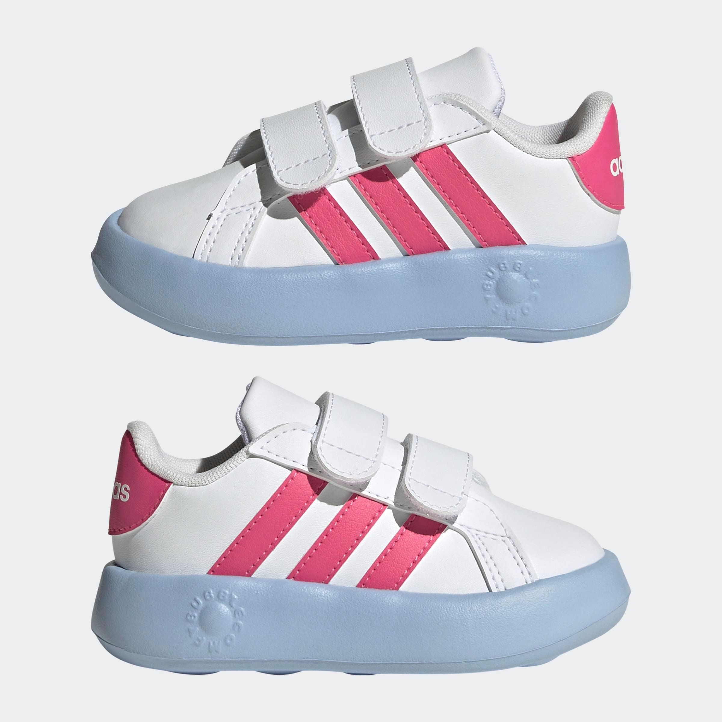 adidas Sportswear Klittenbandschoenen GRAND COURT 2.0 KIDS Design geïnspireerd op de adidas Superstar, voor kinderen