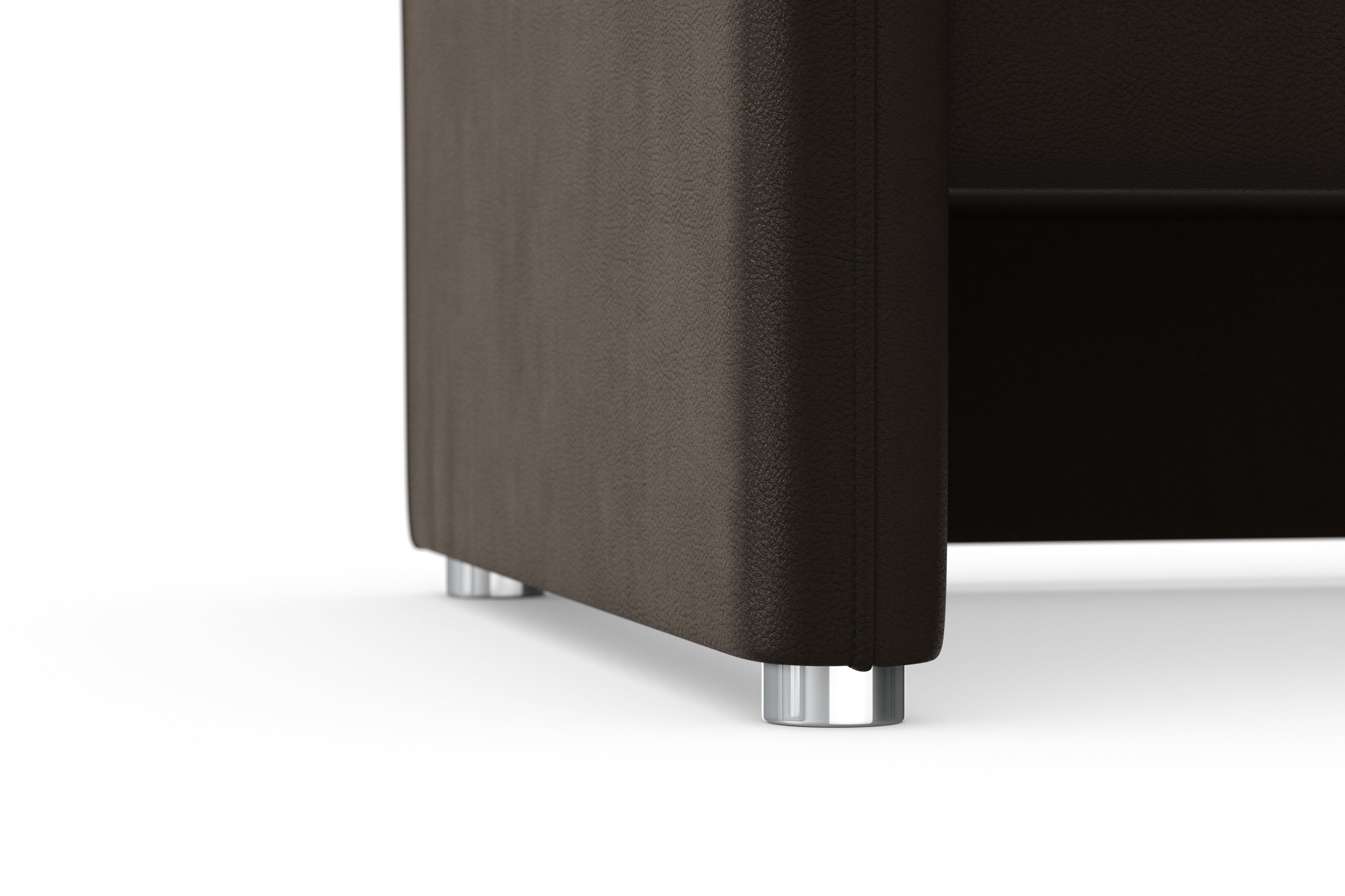 DOMO collection 2-zitsbank Pina met binnenvering, breedte 199 cm