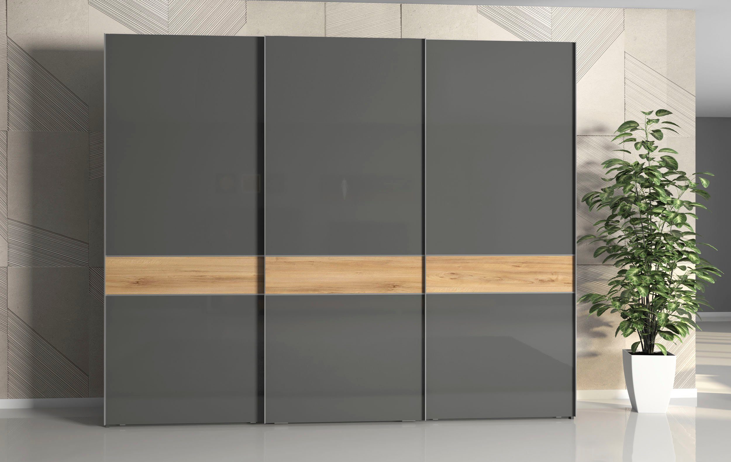 Places of Style Zweefdeurkast Onyx UV gelakt voor duurzame oppervlakken, soft-closefunctie