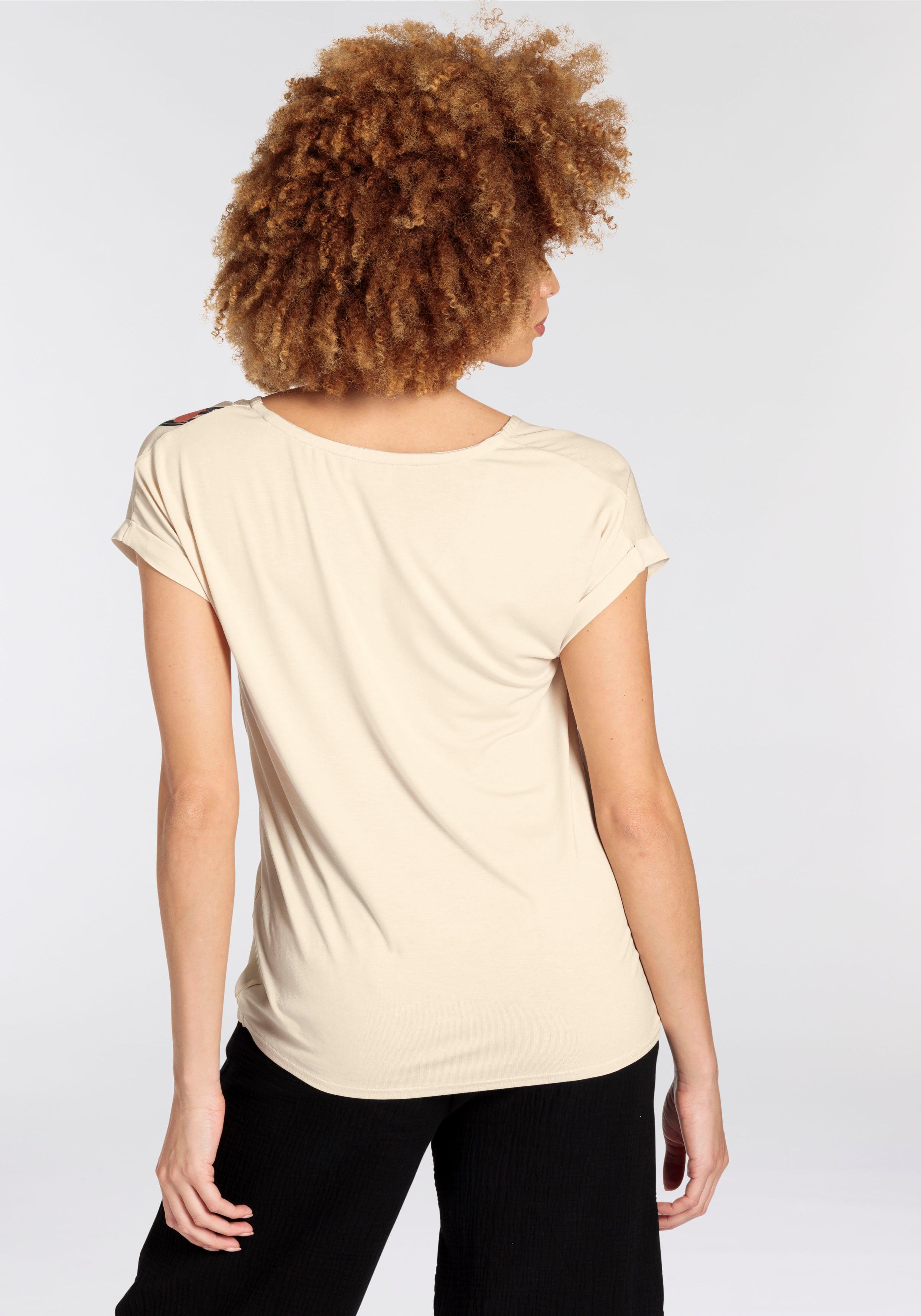 Boysen's Shirtblouse in modieus ontwerp met v-halslijn nieuwe collectie