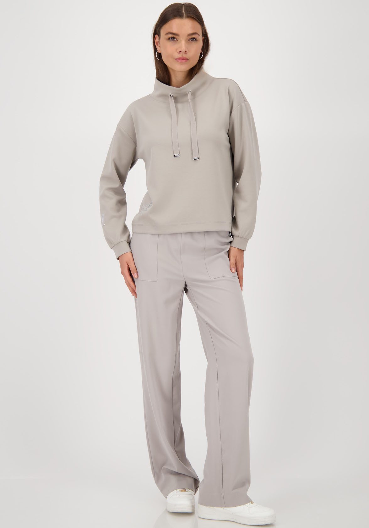 Monari Sweatshirt met sieraaddetail