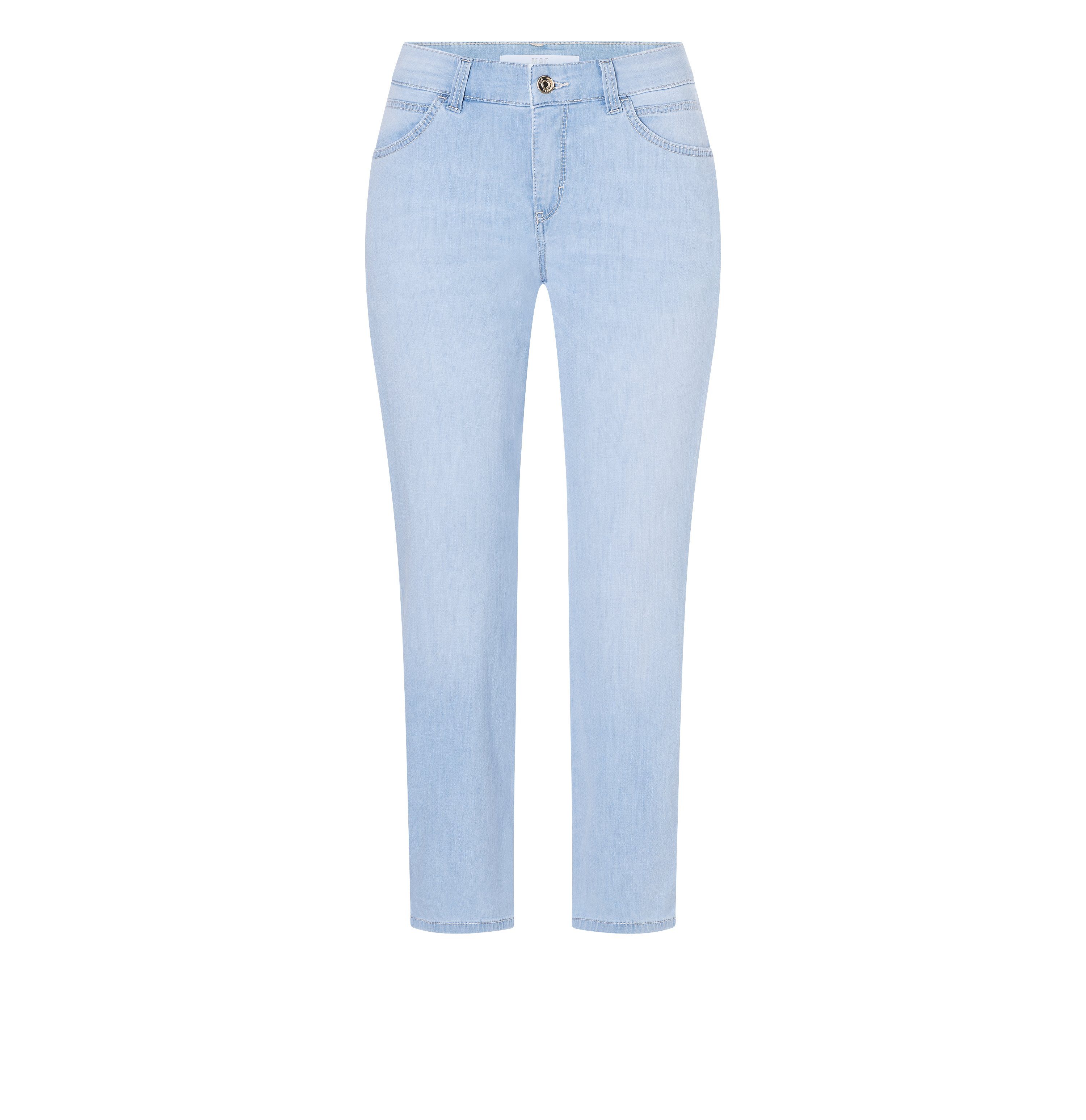 MAC Ankle jeans Slim 7-8 Contrastkleurige naden dames 7/8 jeans maat 44 blauw