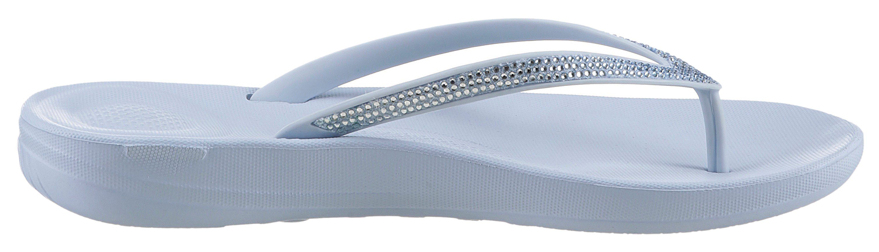 Fitflop Teenslippers IQUSHION OMBRE SPARKLE zomerschoen, slippers, poolslides met zachte tussenstuk voor de tenen