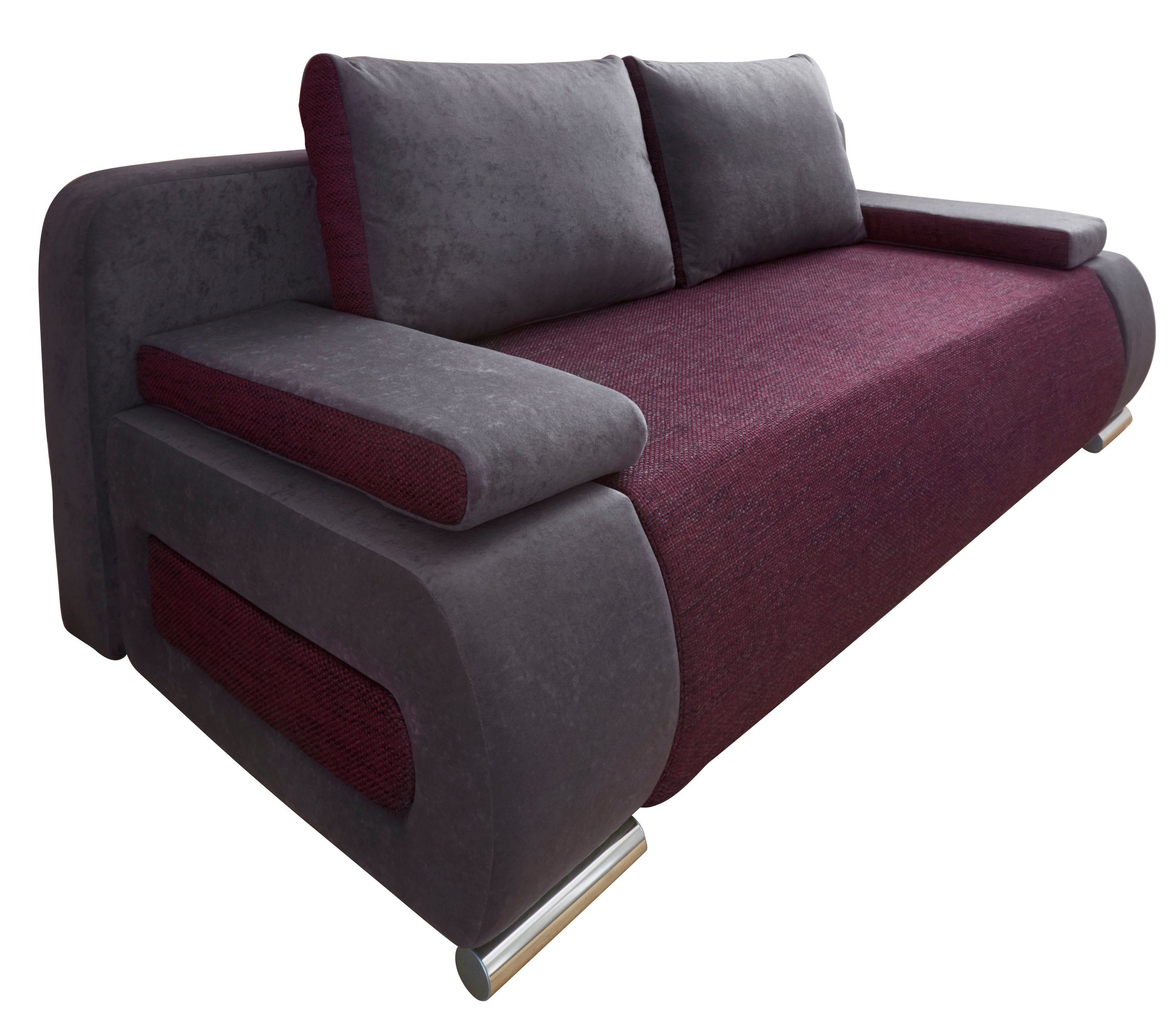 COLLECTION AB Slaapbank Moritz met slaapbank functie en bedbox, comfortabele binnenvering