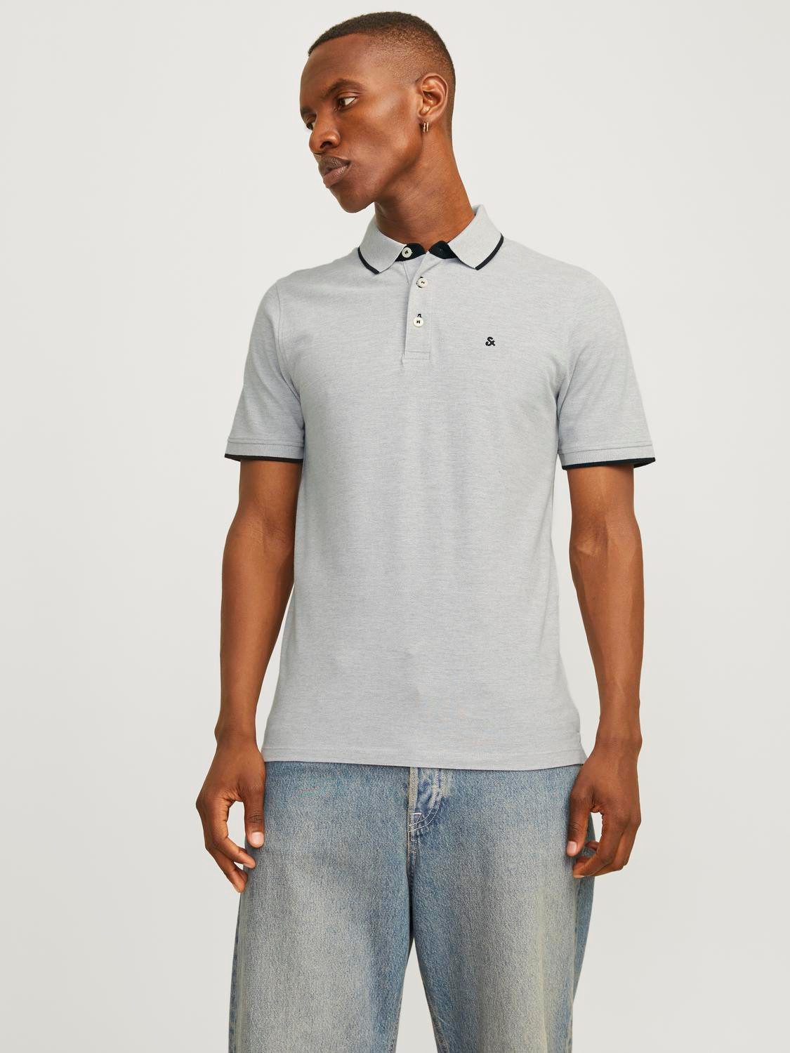 Jack & Jones Poloshirt JJEPAULOS POLO SS 2PK MP NOOS (set, 2-delig)