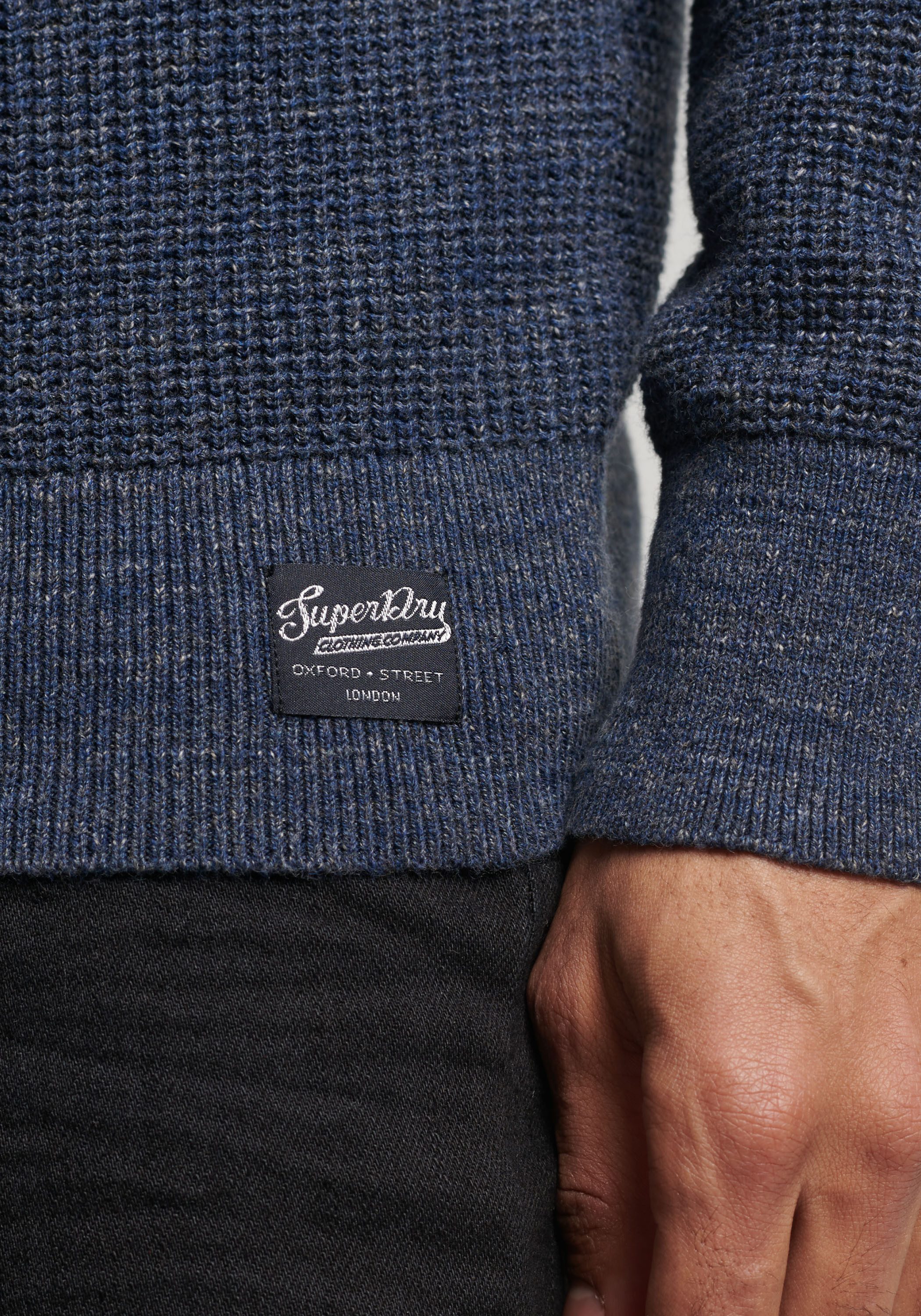 Superdry Gebreide trui TEXTURED CREW KNIT JUMPER