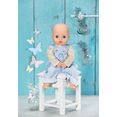 baby annabell poppenkleding outfit broek, 43 cm met kleerhanger blauw