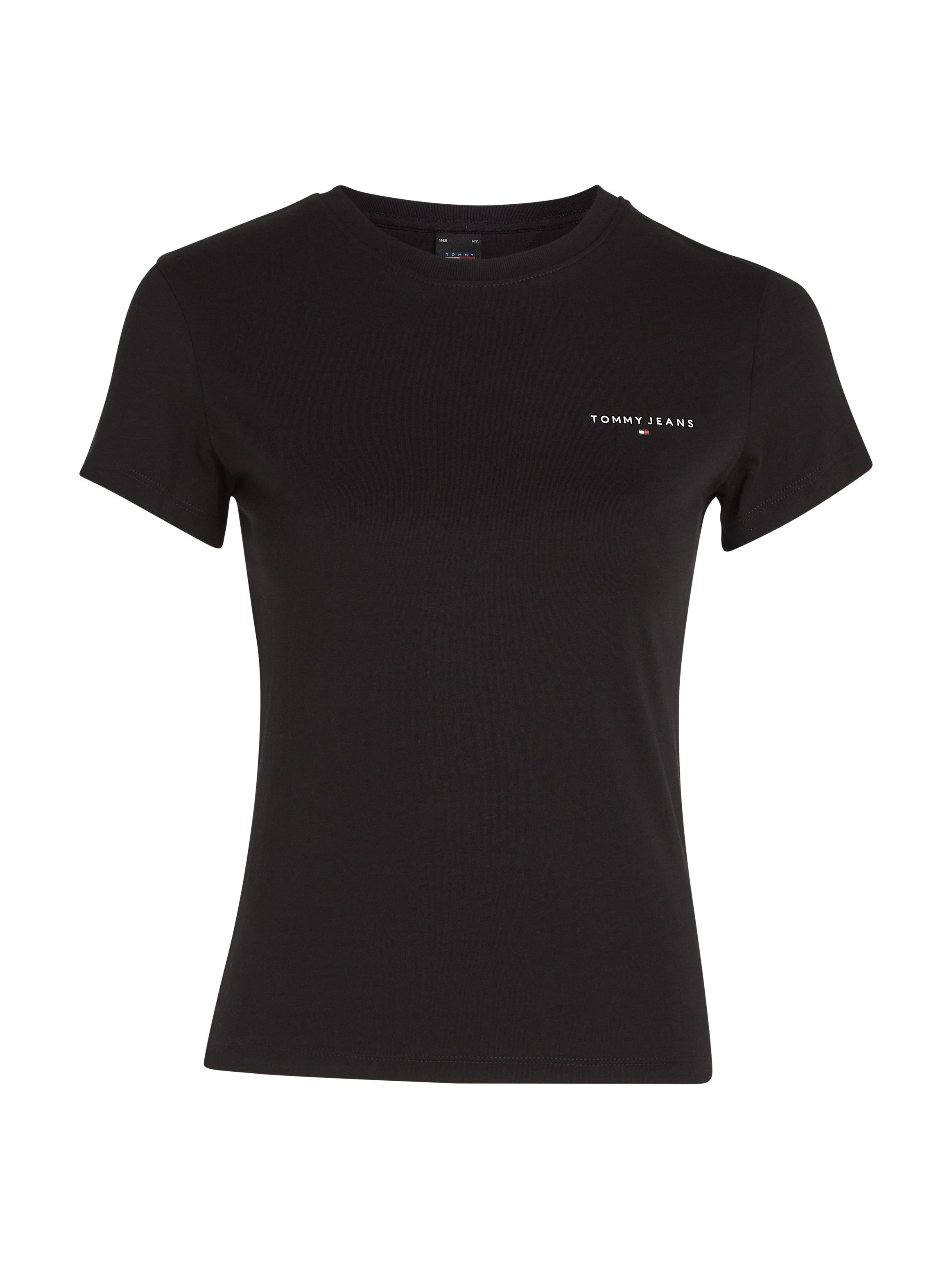 TOMMY JEANS T-shirt TJW SLIM LINEAR TEE met een logo-opschrift