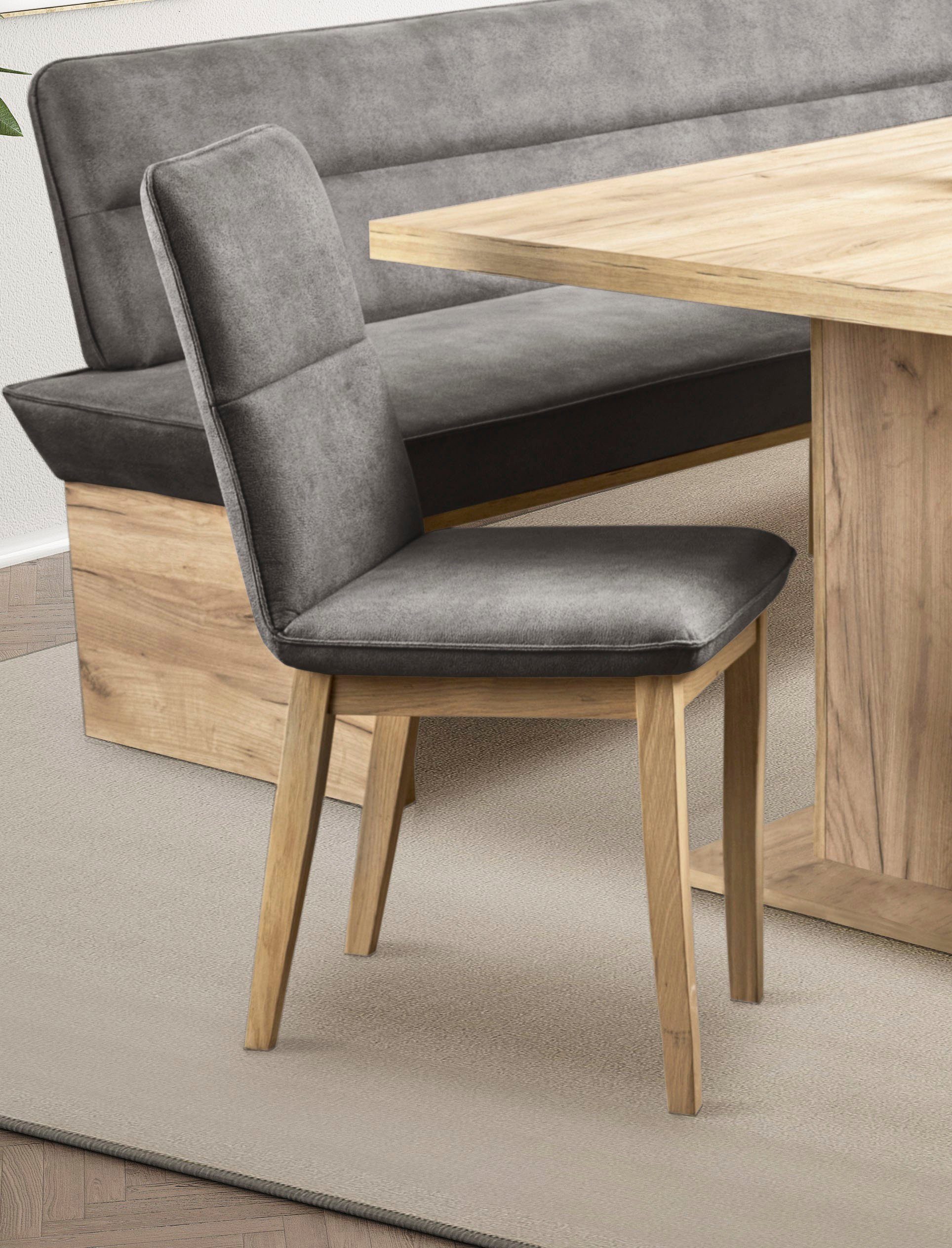 Home affaire Eethoek Beluna + Cross eethoek zitgroep hoekbank keukenbank BESTSELLER (set, 4-delig)