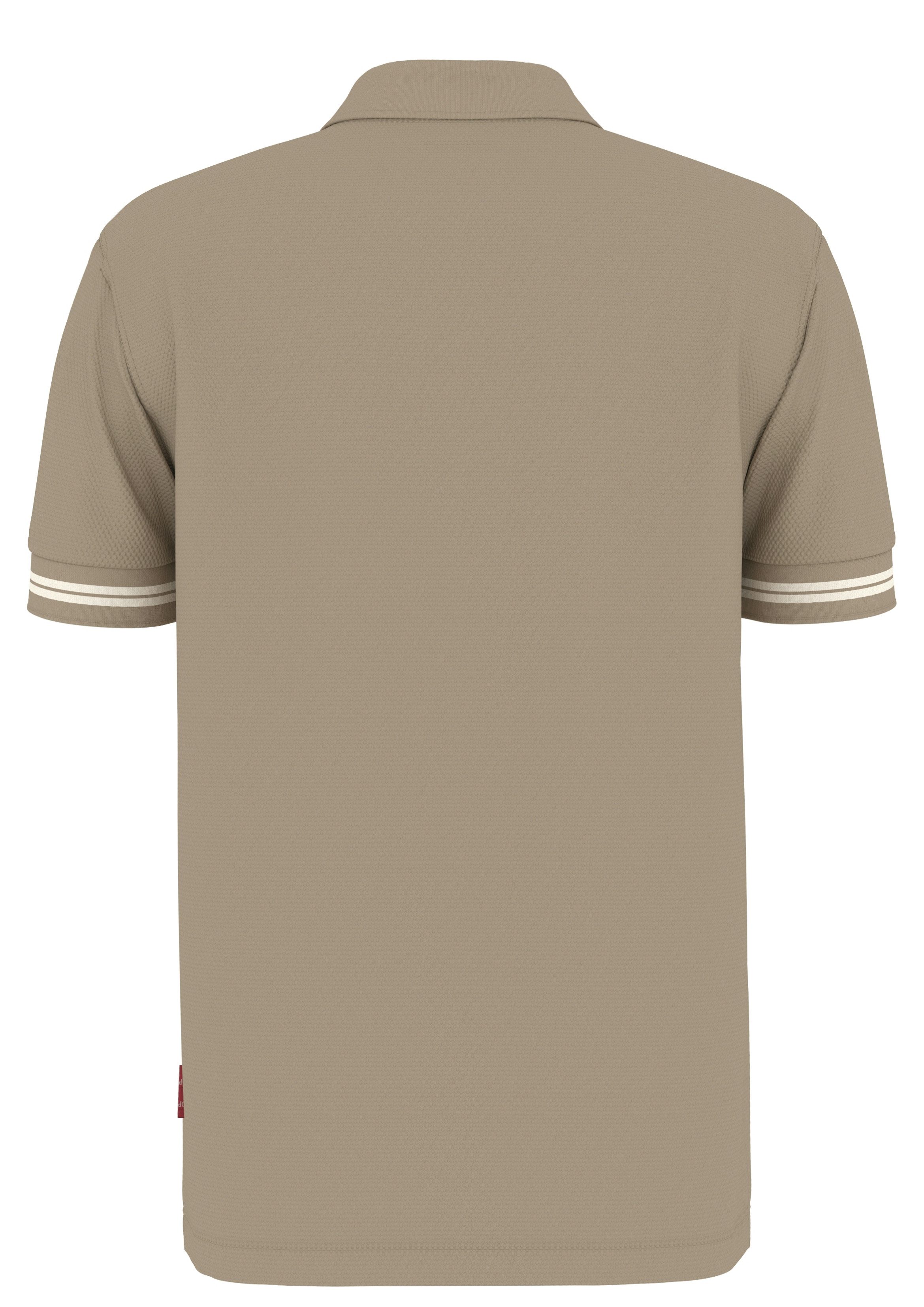 Joop Jeans Poloshirt Amare met gestreepte details aan de mouwen