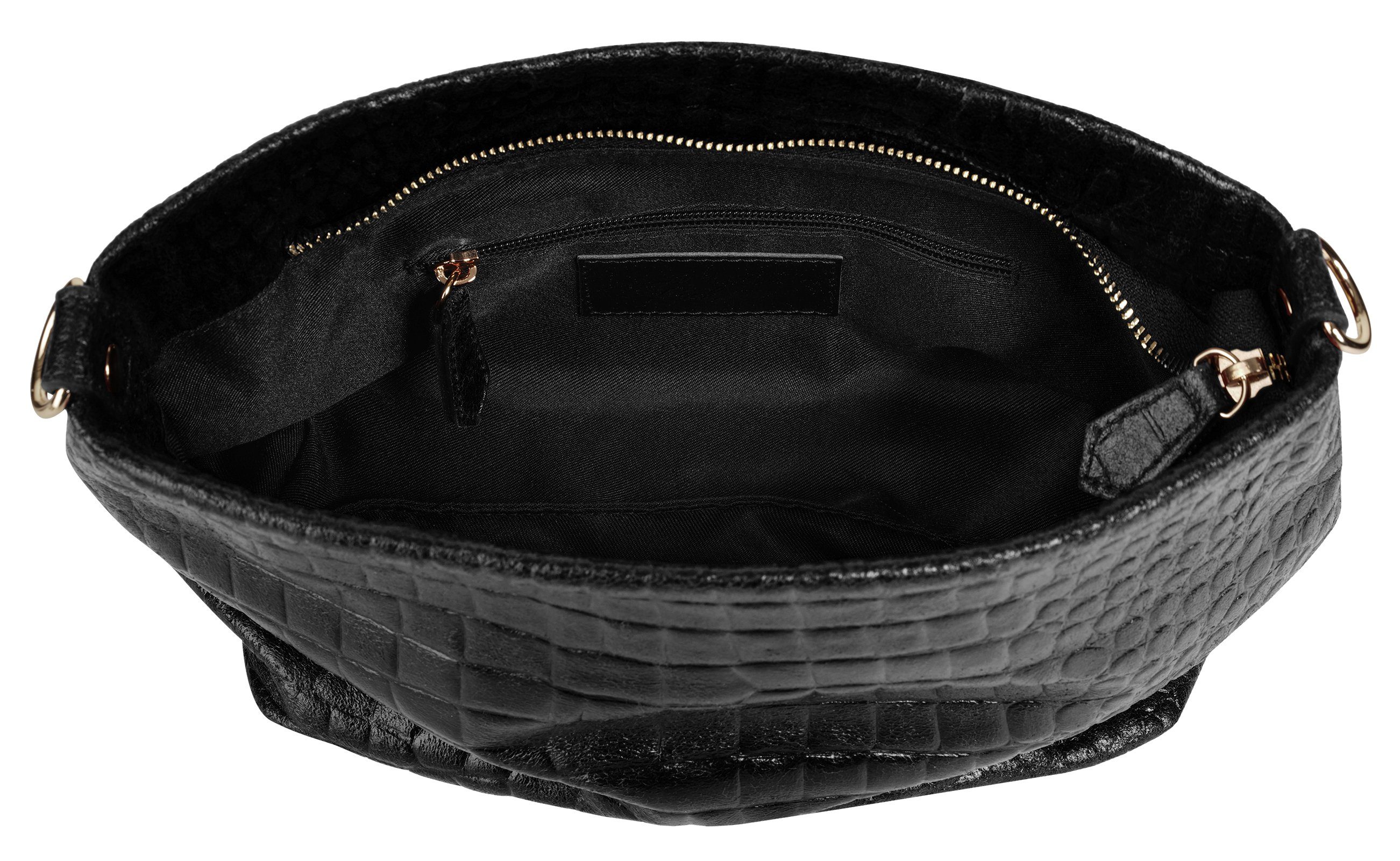 Samantha Look Schoudertas echt leer, made in italy