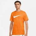 nike sportswear t-shirt swoosh men's t-shirt oranje