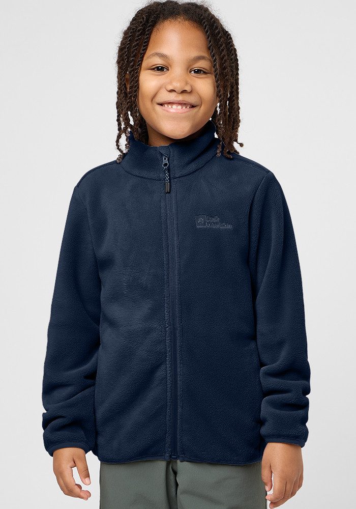 Jack Wolfskin Fleecejack WINTERSTEIN JACKET K kinderen maat 128 blauw
