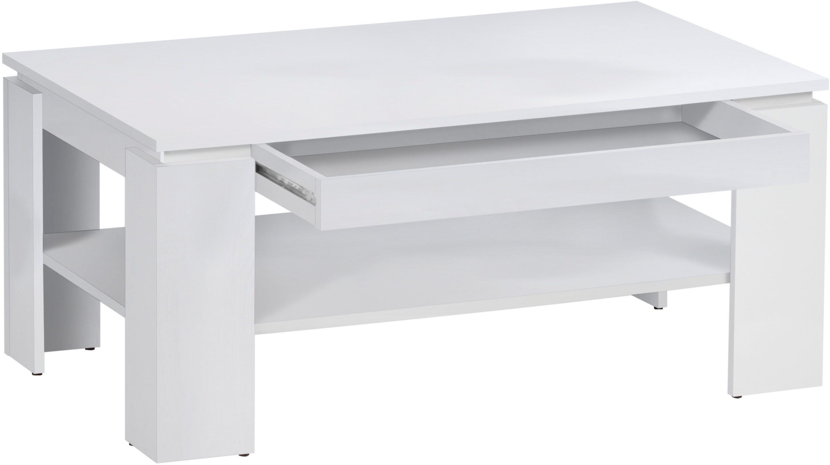 Stolkom Salontafel Harrison met lade, tafel in old style decor, BxHxD 100x44x60 cm