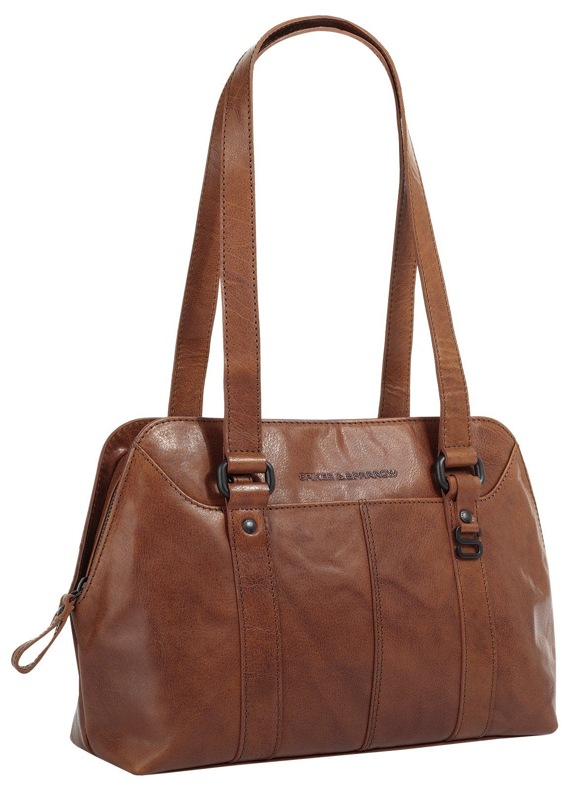 Spikes & Sparrow Tas echt leder