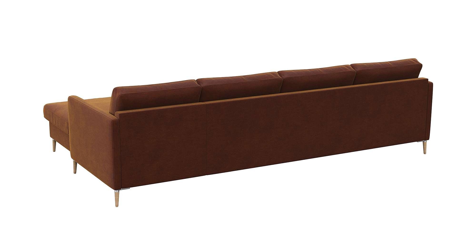FLEXLUX Hoekbank Fiore, L-vorm, comfortabel en aangenaam door hoogwaardige zitopbouw