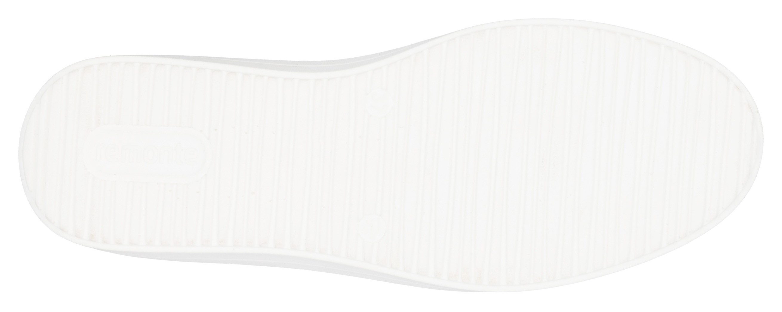 Remonte Plateausneakers , vrijetijdsschoen, lage schoen, veterschoen met zijrits