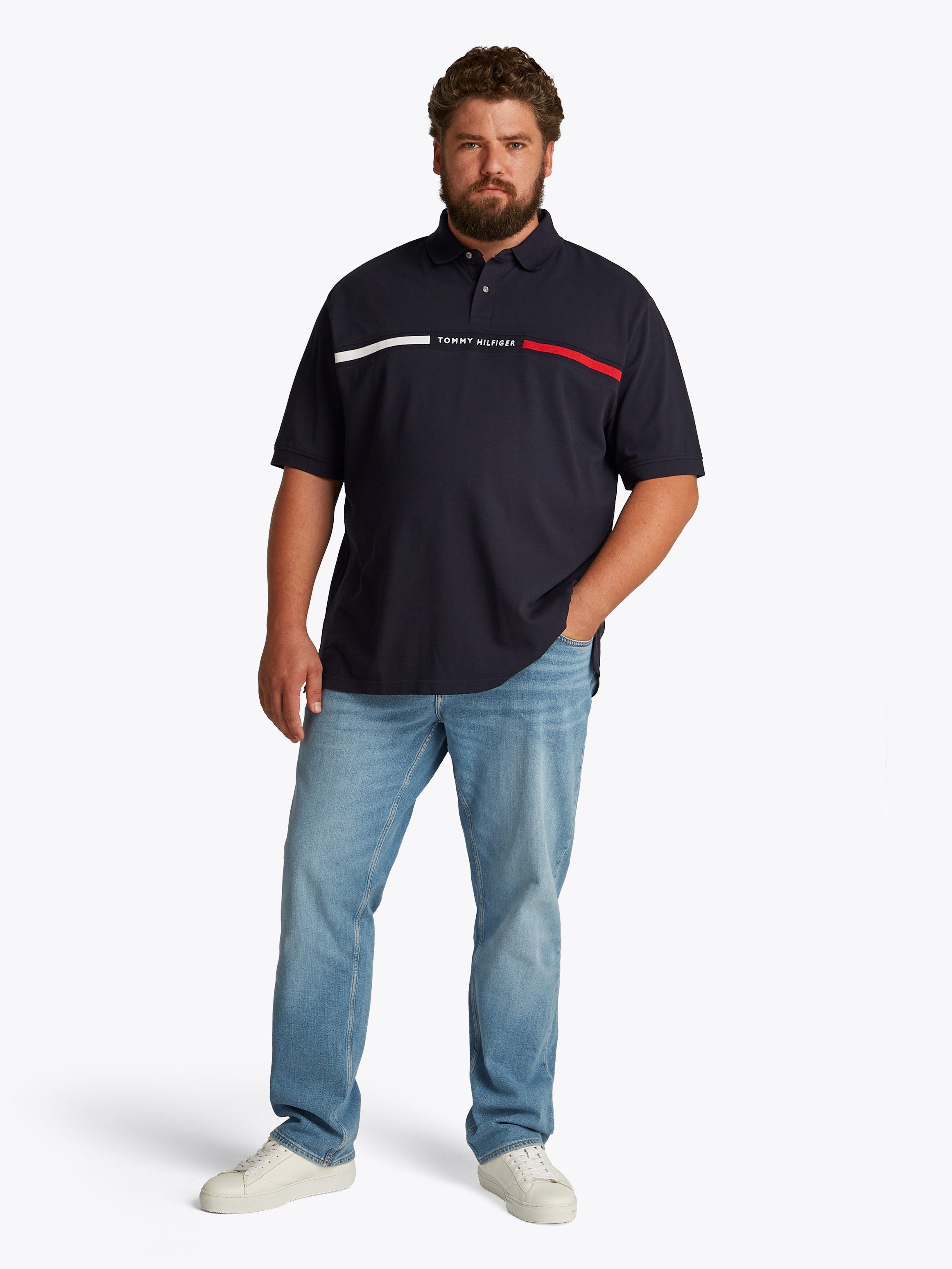 Tommy Hilfiger Poloshirt BT-HILFIGER CHEST INSERT REG -B