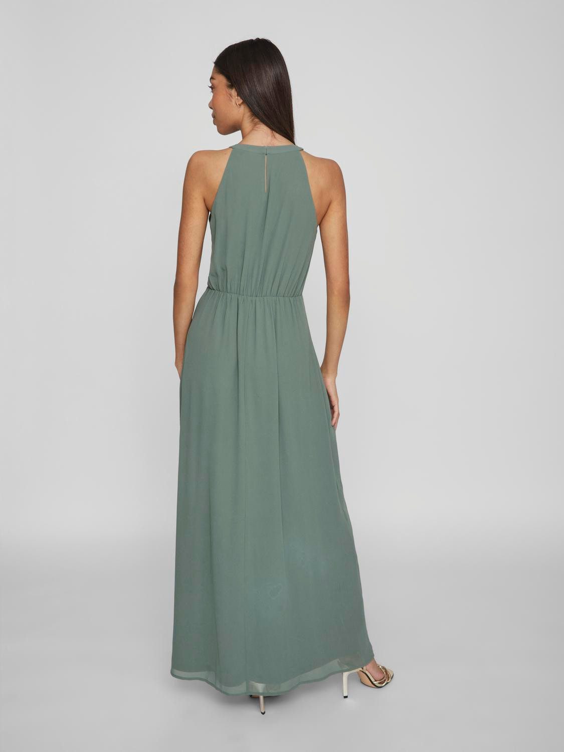 Vila Maxi-jurk VIMILINA HALTERNECK MAXI DRESS NOOS