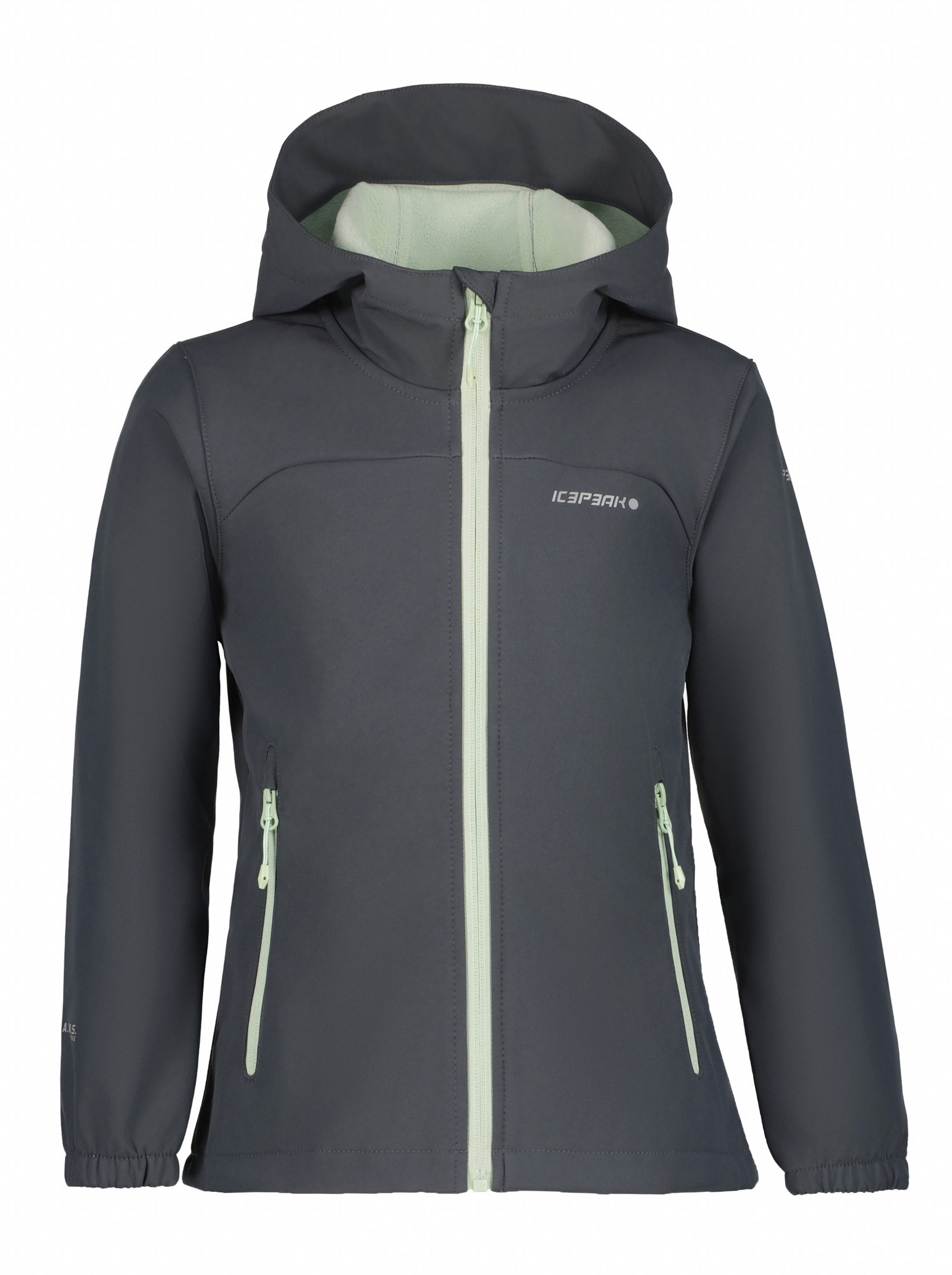 Icepeak Softshell-jack met modieuze logo-opschriften