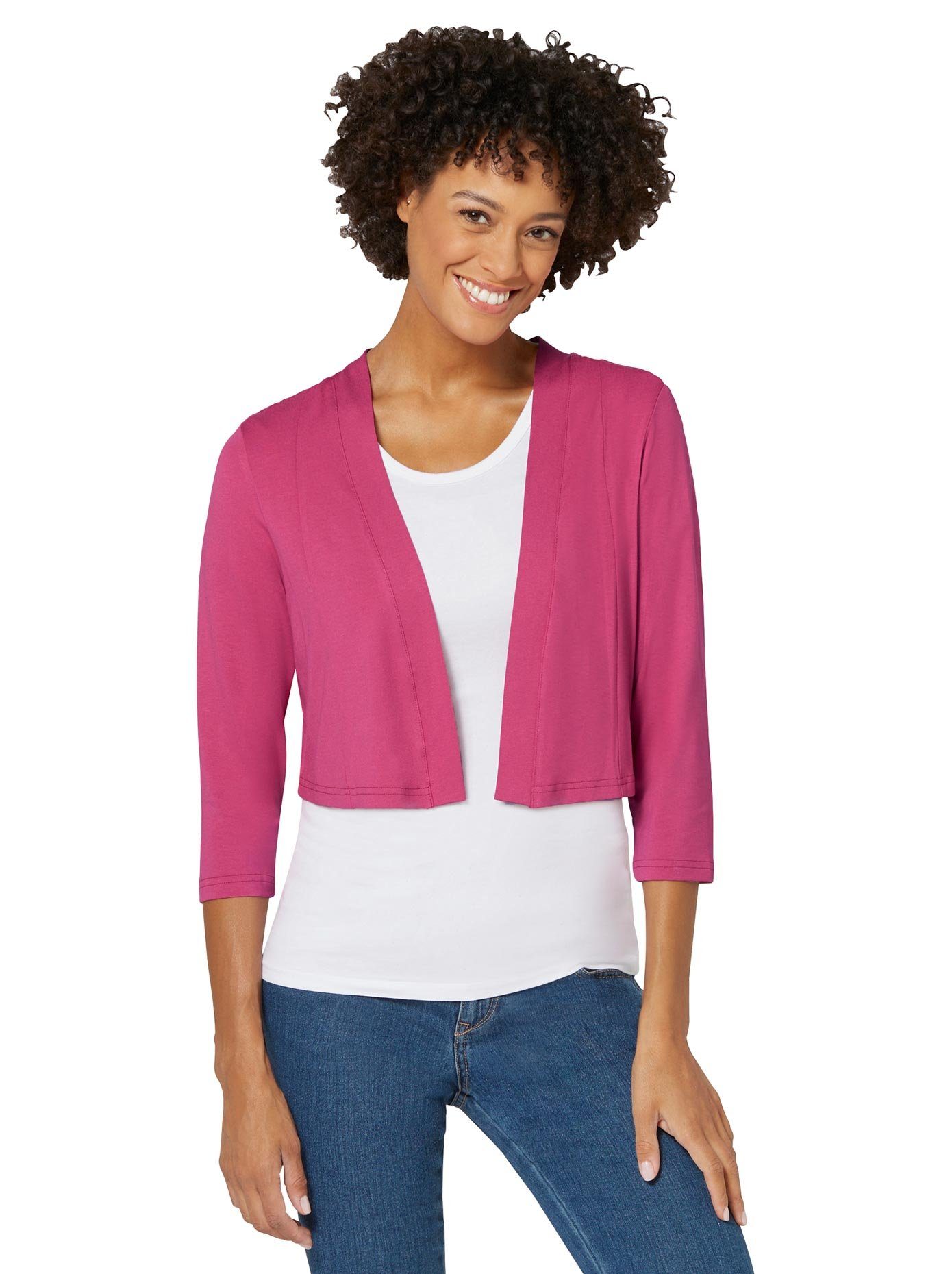 NU 20% KORTING: Casual Looks Shirtjasje Bolero (1-delig)