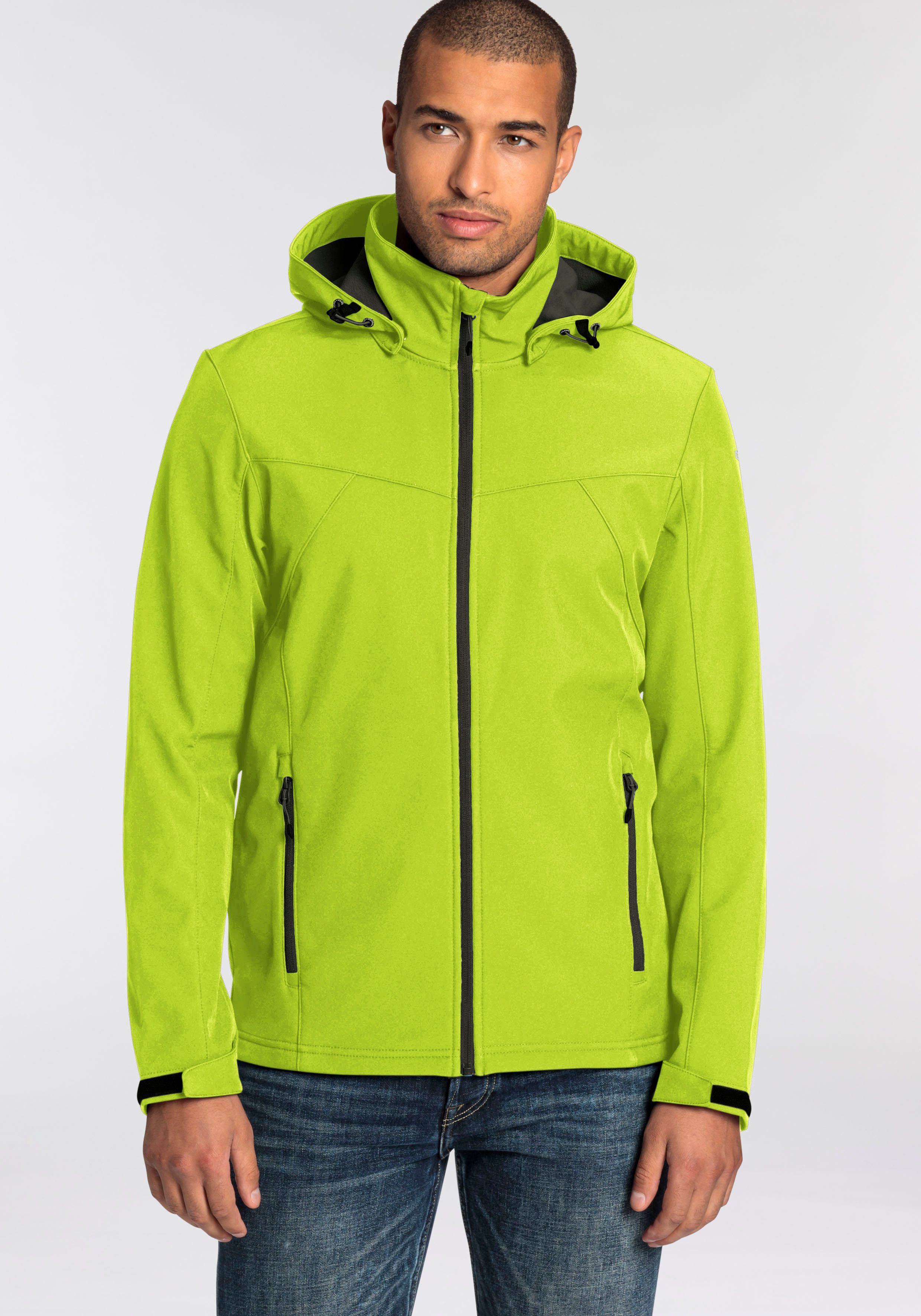 Icepeak Softshell-jack H SOFTSHELLJACKE BRIMFIELD met stijlvolle logo-opschriften (1 stuk)