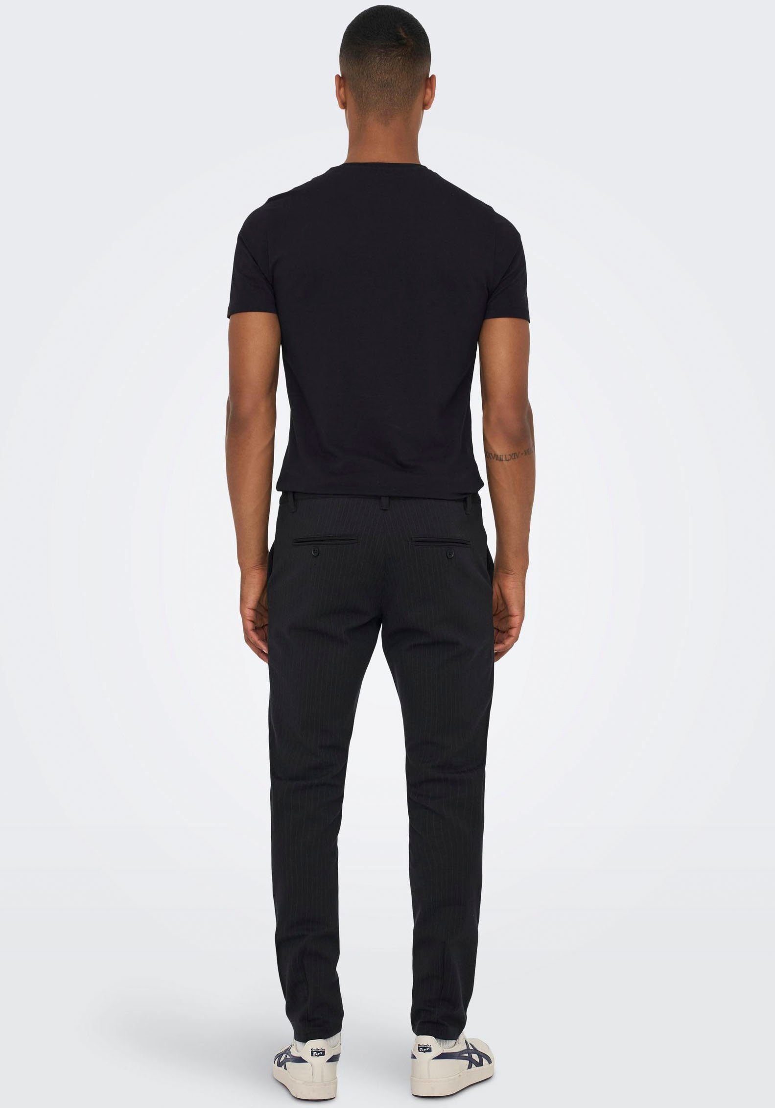 only  sons chino mark pant zwart