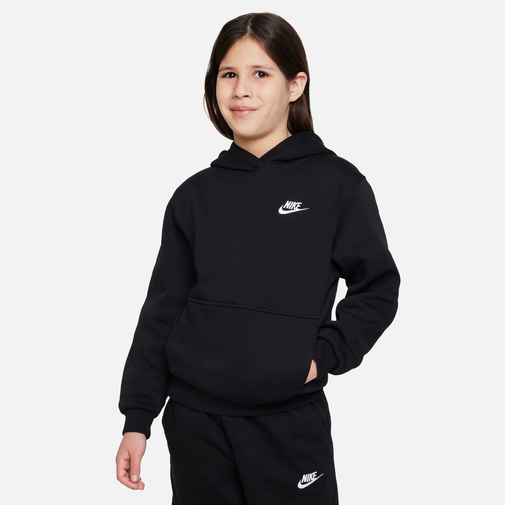 Nike Sportswear Hoodie CLUB FLEECE BIG KID'S PULLOVER HOODIE