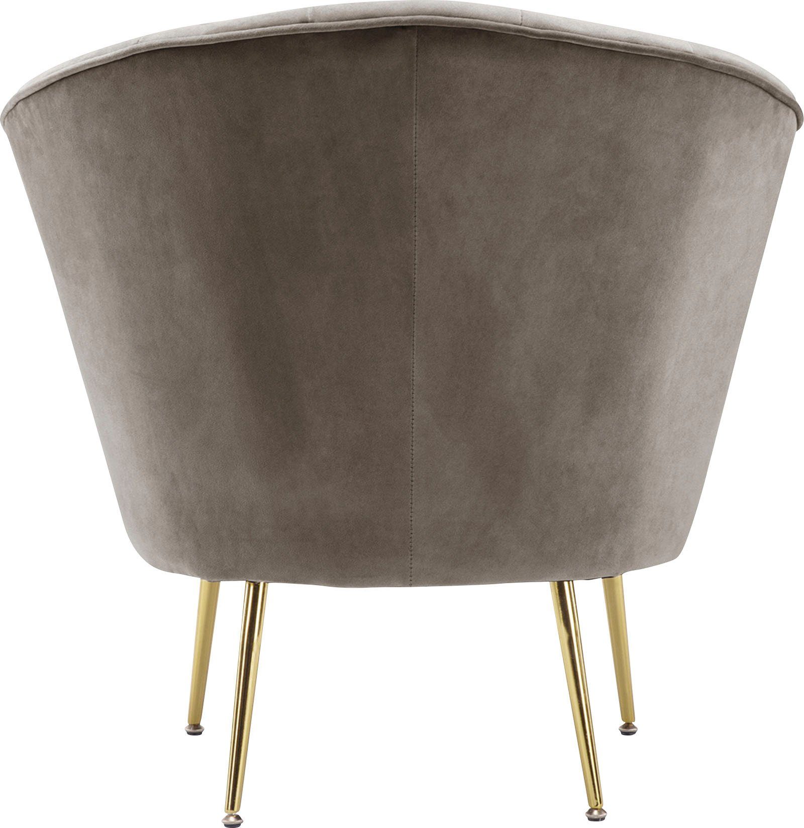 Kayoom Fauteuil Poola 100, comfortabele cocktailstoel, luxe fluwelen bekleding (1 stuk)