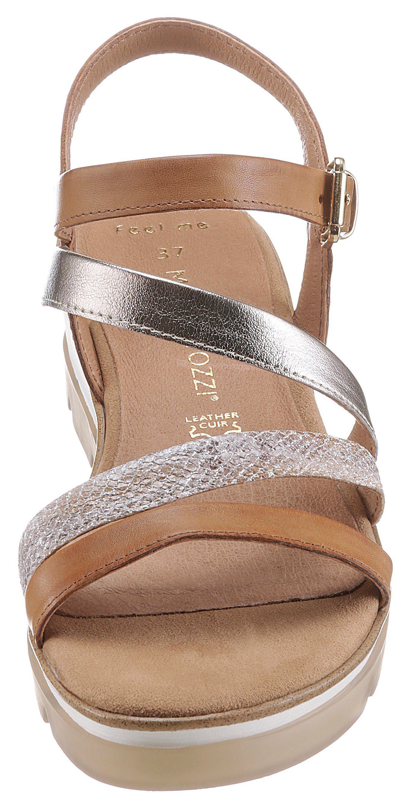 Marco Tozzi Sleehaksandaaltjes met fijne riempjes nu online bestellen | OTTO