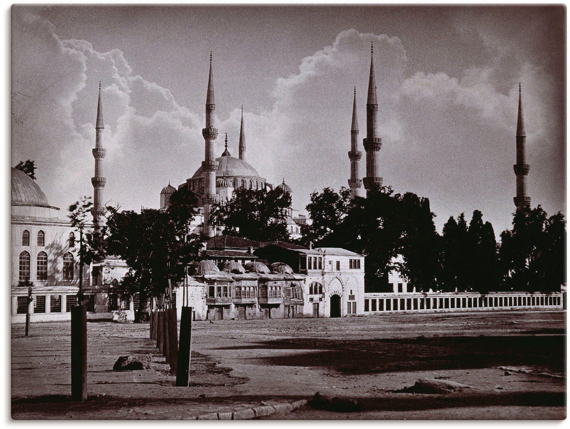 Artland Artprint Constantinopel: Moskee Sultan Ahmed I. in vele afmetingen & productsoorten -artprint op linnen, poster, muursticker / wandfolie ook geschikt voor de badkamer (1 st