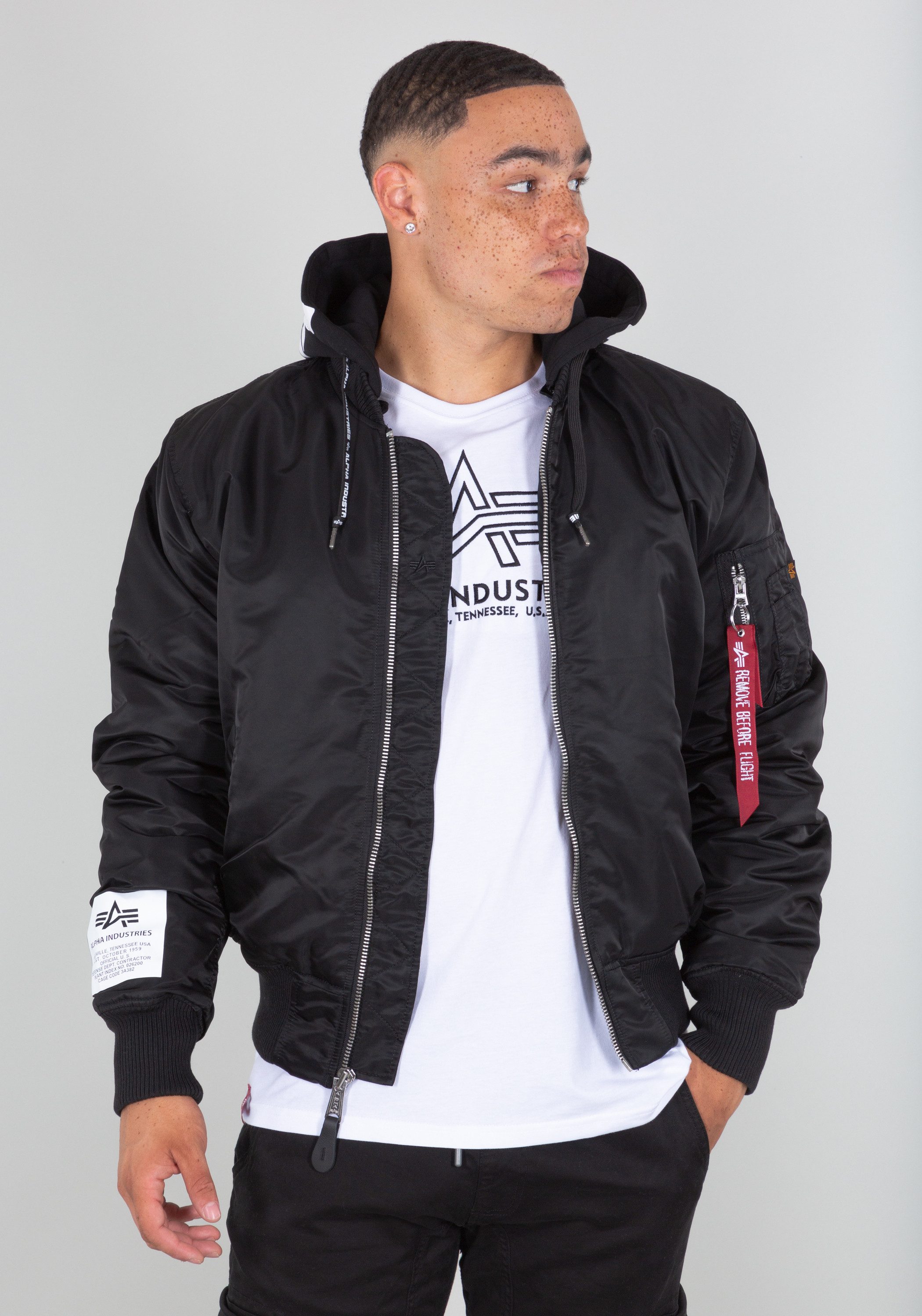 Alpha Industries Bomberjack Alpha Industries Men - Bomber Jackets MA-1 Zip Hood Print