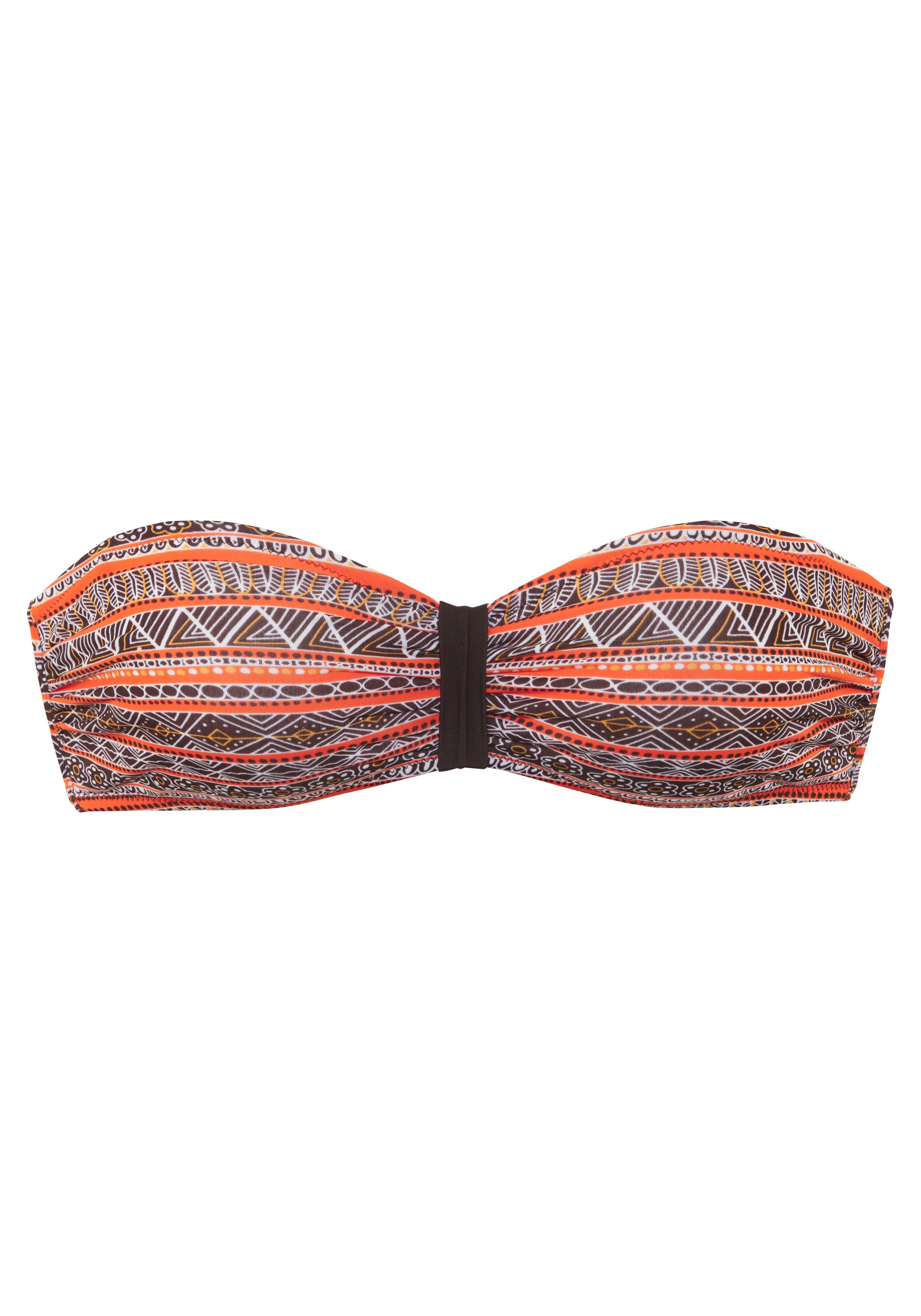 Buffalo Bandeaubikini Met trendy streepdruk