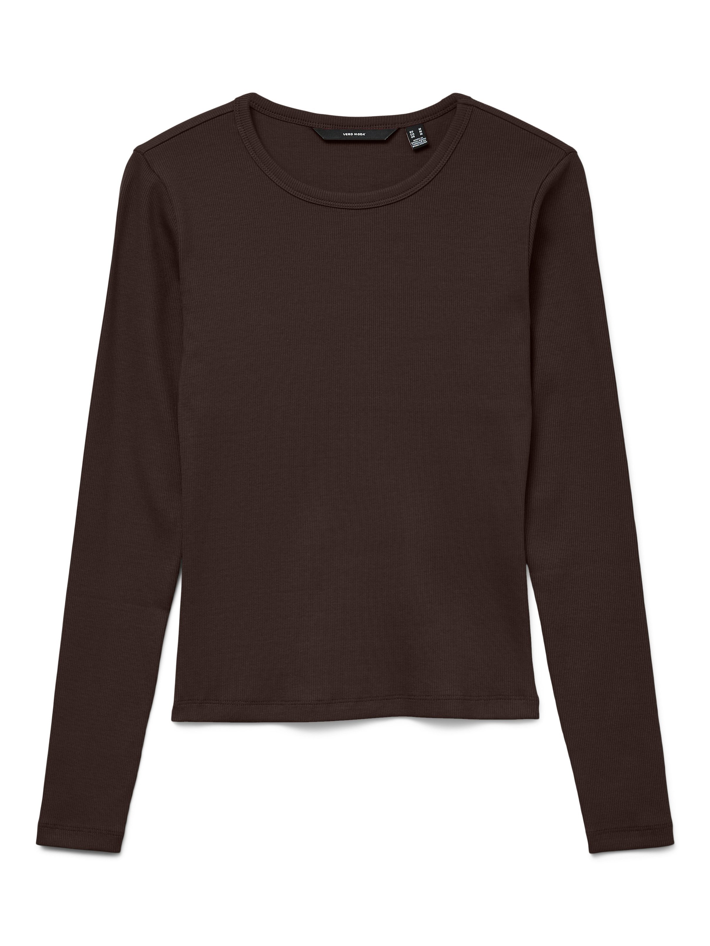 Vero Moda Shirt met lange mouwen VMCHLOE LS SHORT TOP JRS NOOS