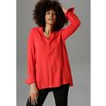 aniston selected lange blouse met extra-lange manchetten rood