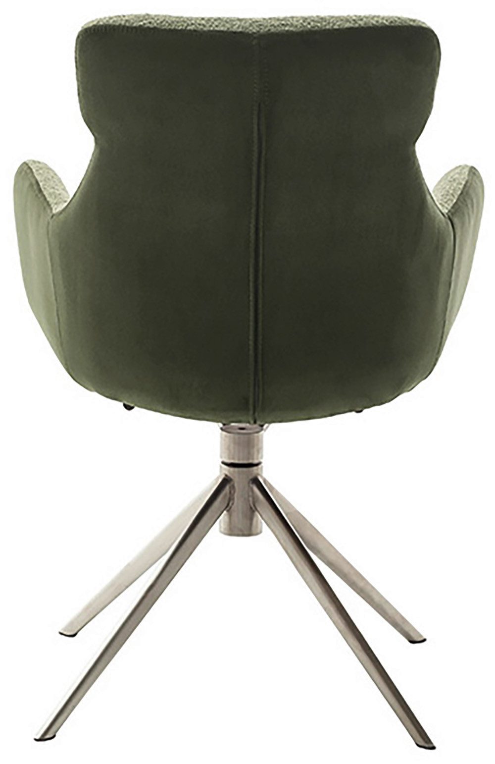 MCA furniture Eetkamerstoel (2-set), draaibaar 360°, draai- & schommelfunctie, zithoogte ca. 50 cm