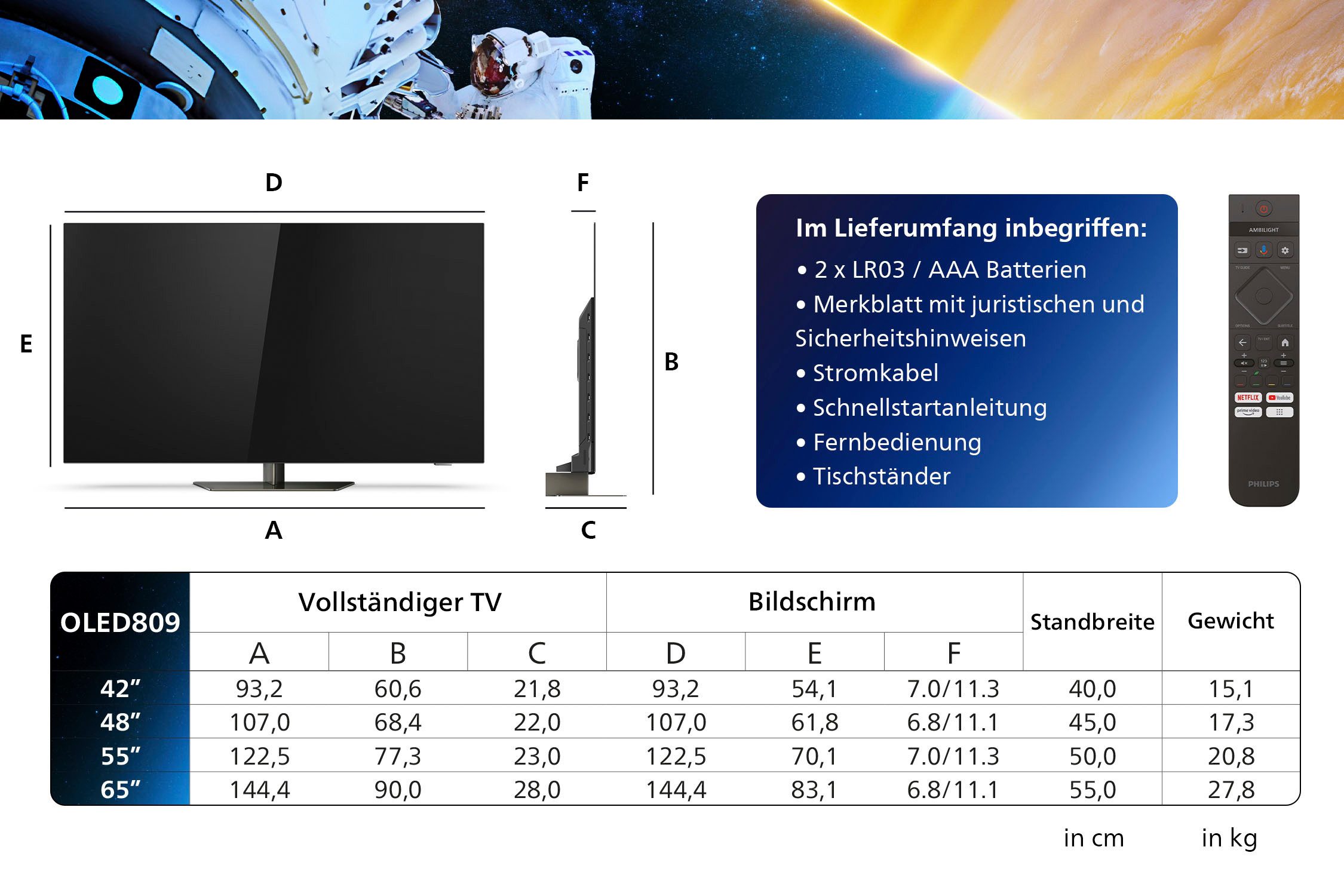 Philips OLED-TV, 194 cm / 77", 4K Ultra HD, Smart TV - Google TV
