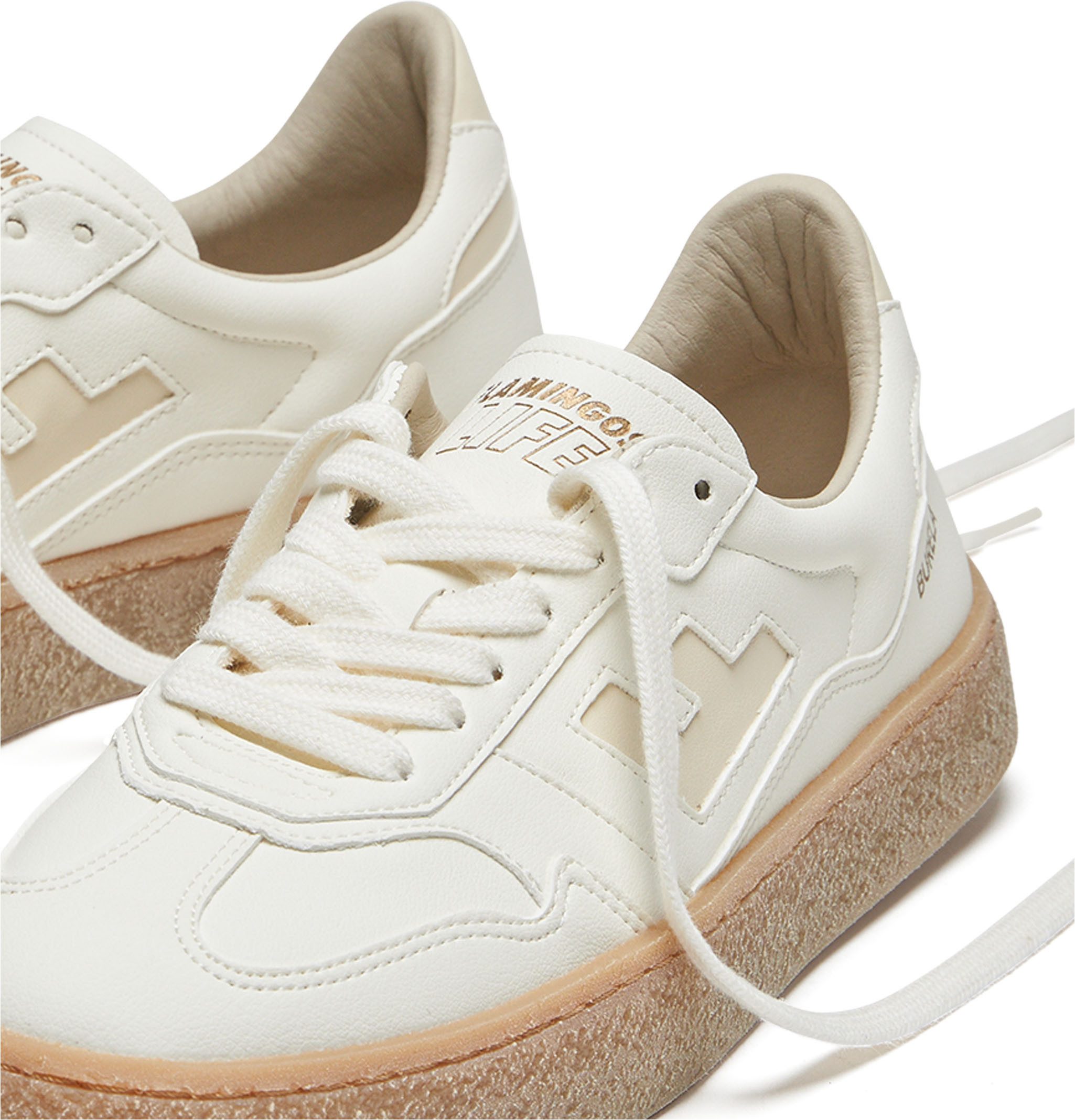 MUSTANG Sneakers BURELA BOLD vegan sneaker, bovenmateriaal van 70% maïsresten