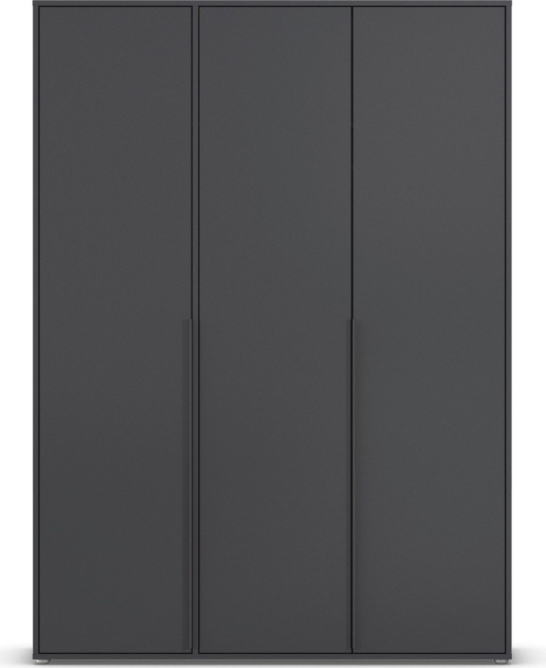 rauch Draaideurkast Kledingkast Kast Garderobe Wasmand NAGATA veel Opbergruimte met moderne stanggrepen in grijs metallic topseller made in germany