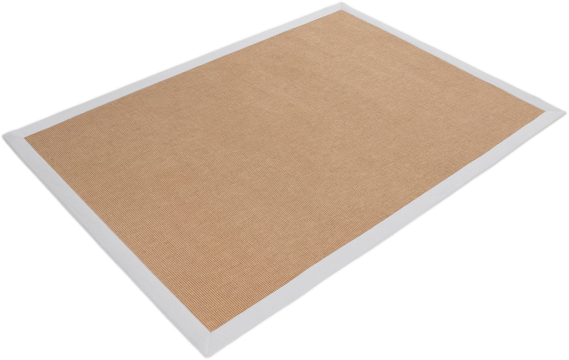 carpetfine Sisalkleed Sisal met gekleurd randdessin, antislip achterzijde