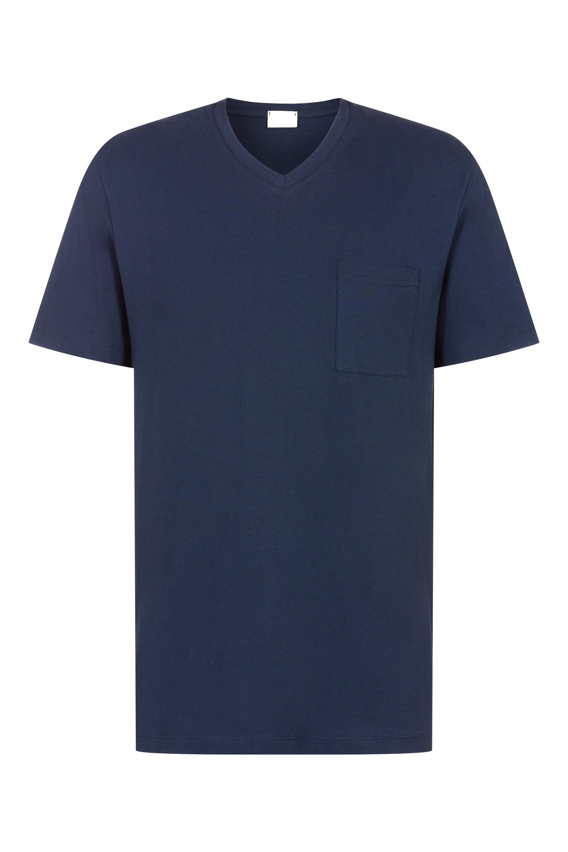 Mey Shortama Straight Kortarm-shirt met borstzak