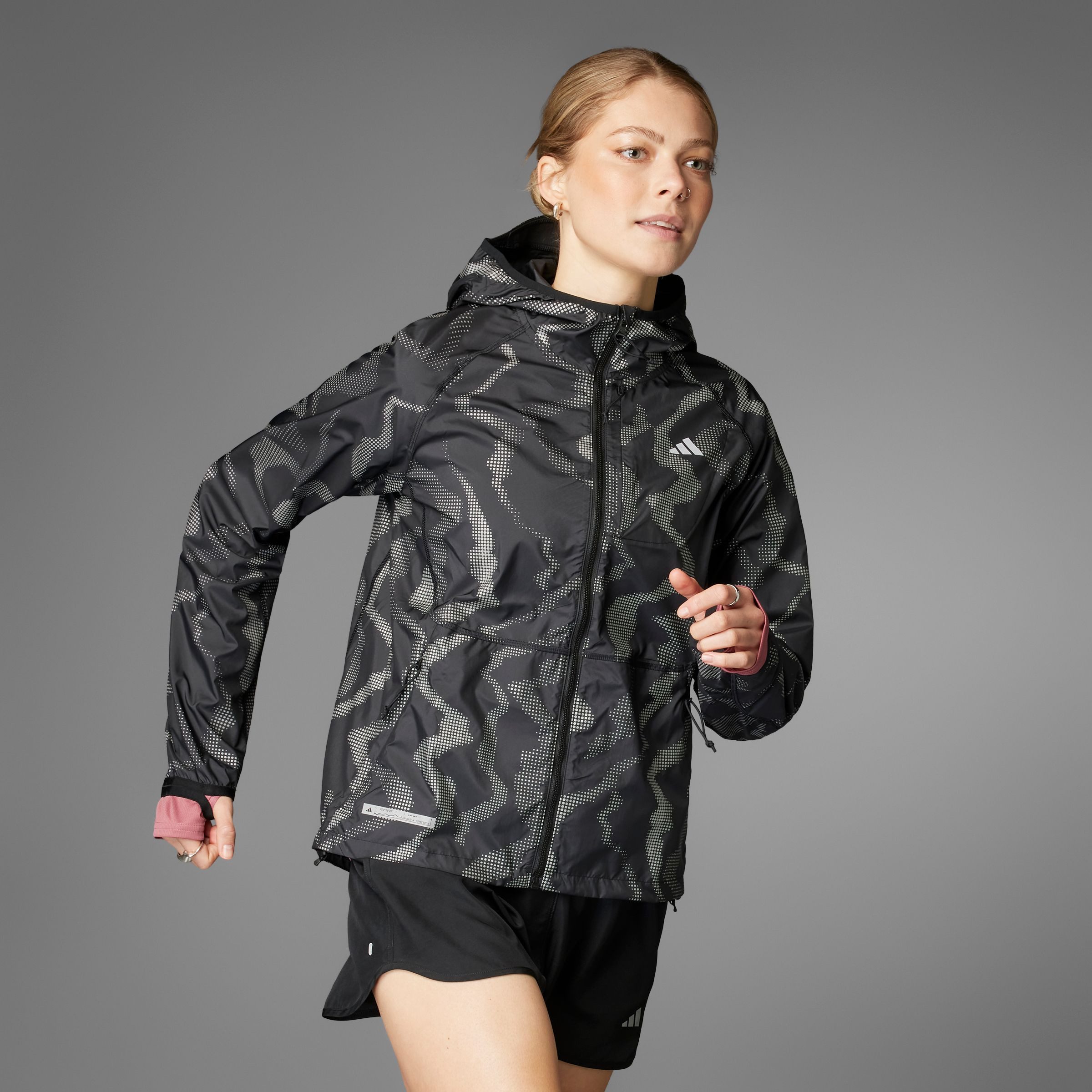 adidas Performance Runningjack ULT PREM JKT Reflecterend voor zichtbaarheid in de schemering
