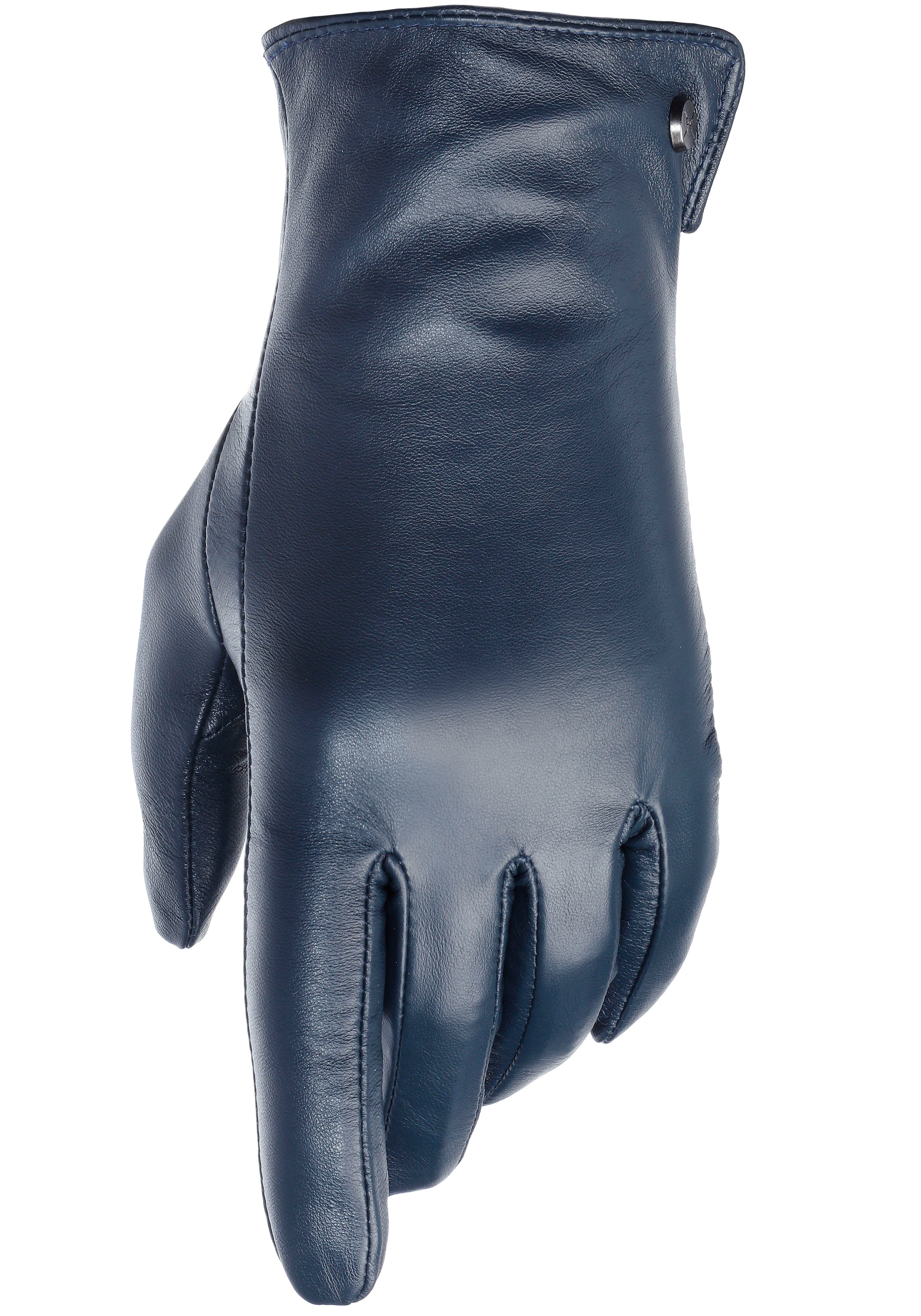 PEARLWOOD Leren handschoenen Pam Glad leren handschoen, zijopening